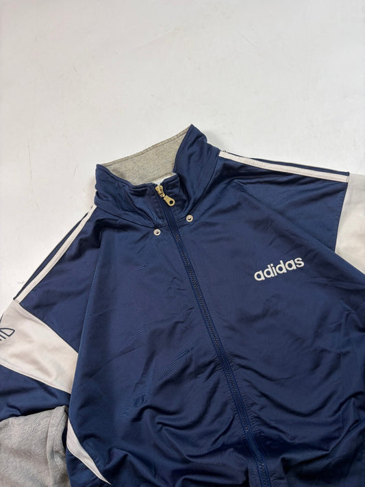 Vintage 90s adidas originals colour block track jacket (L)