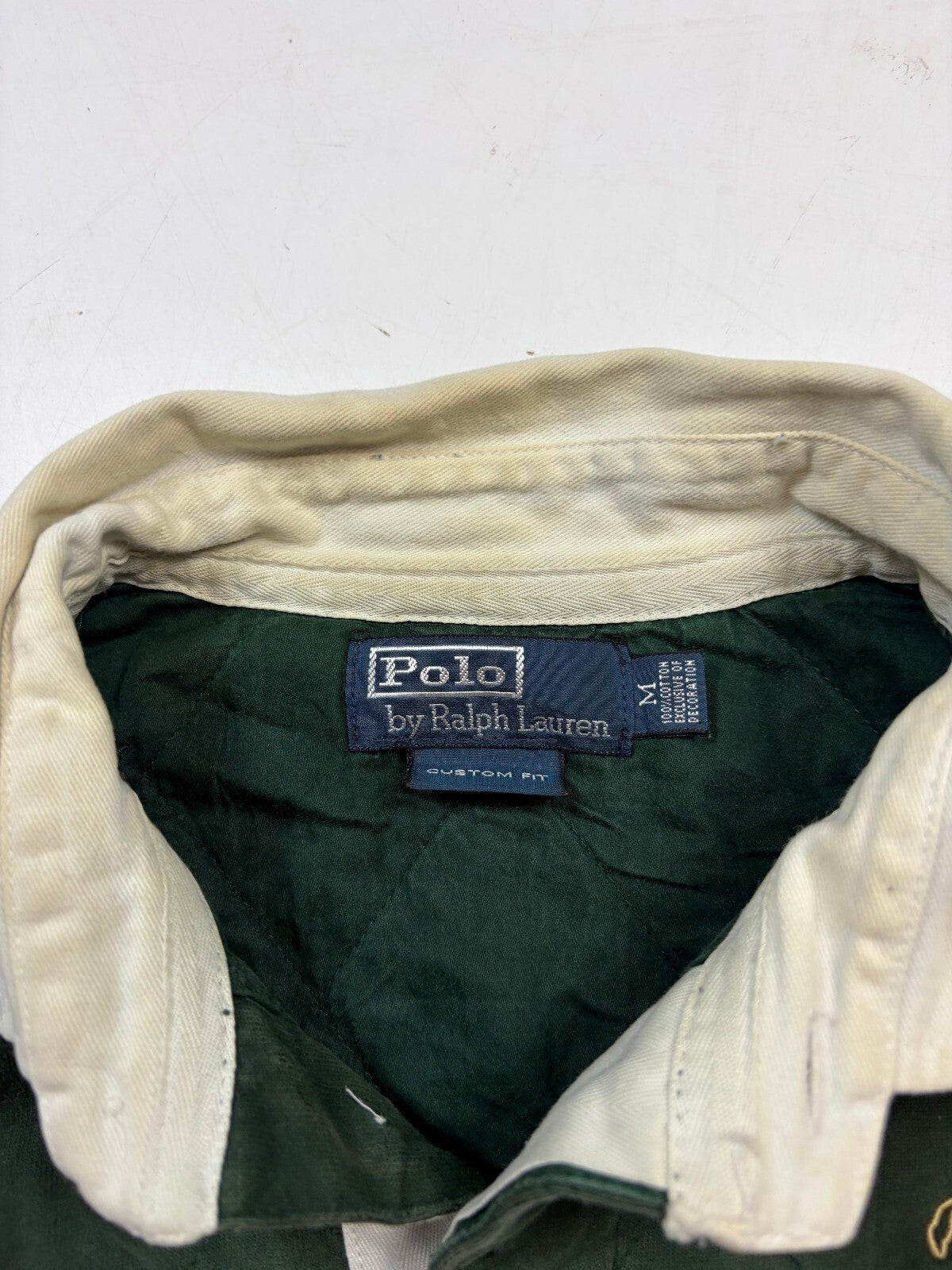 Vintage Ralph Lauren challenge cup rugby polo shirt (M)