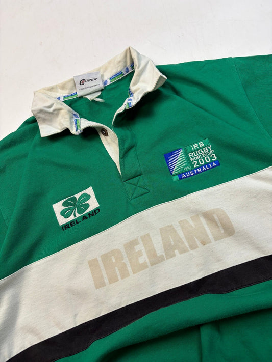 Vintage Ireland 2003 world cup rugby union shirt (XL)