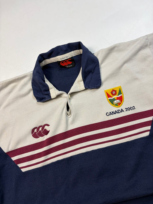 Vintage Tudor Grange 2002 Canada tour Canterbury rugby union shirt (L)
