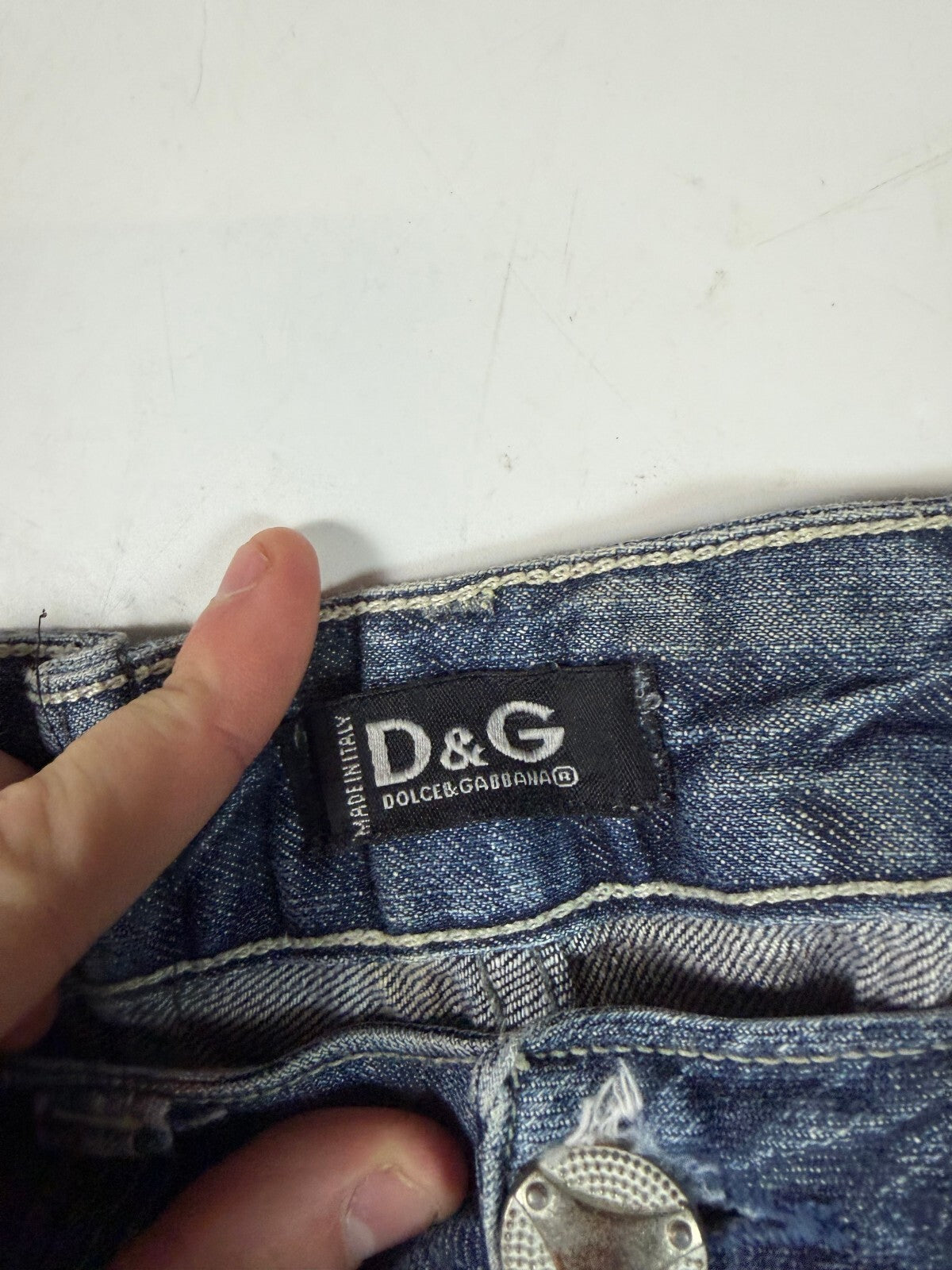 Vintage Y2K Dolce & Gabbana baggy hip hop jeans (W33)