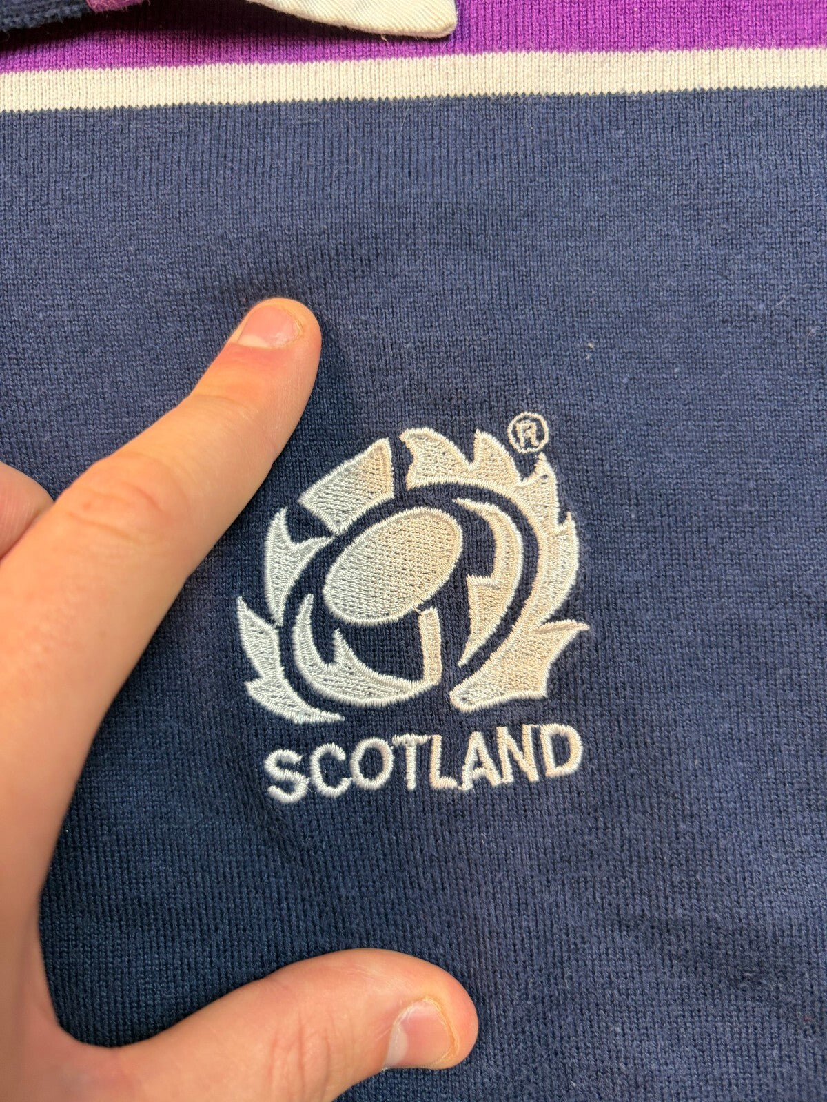 Vintage Scotland 2000-02 Canterbury rugby union shirt (M)