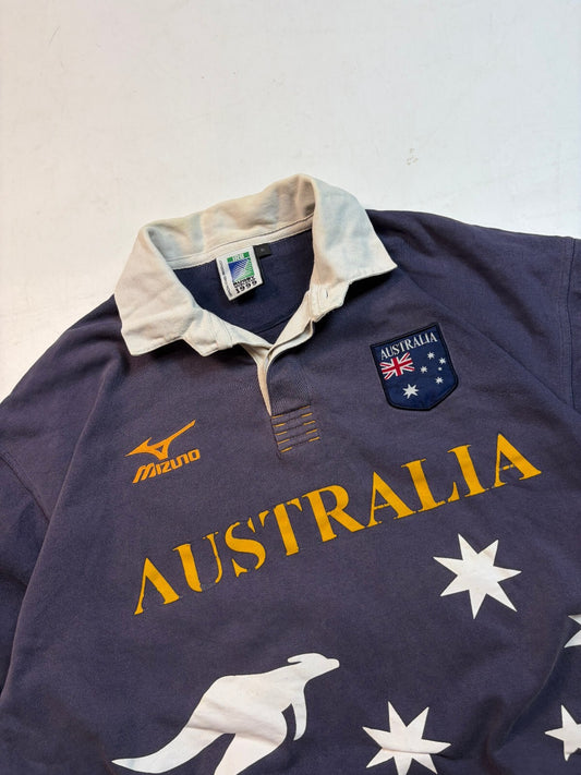 Vintage Australia 1999 world cup Mizuno rugby union shirt (XL)