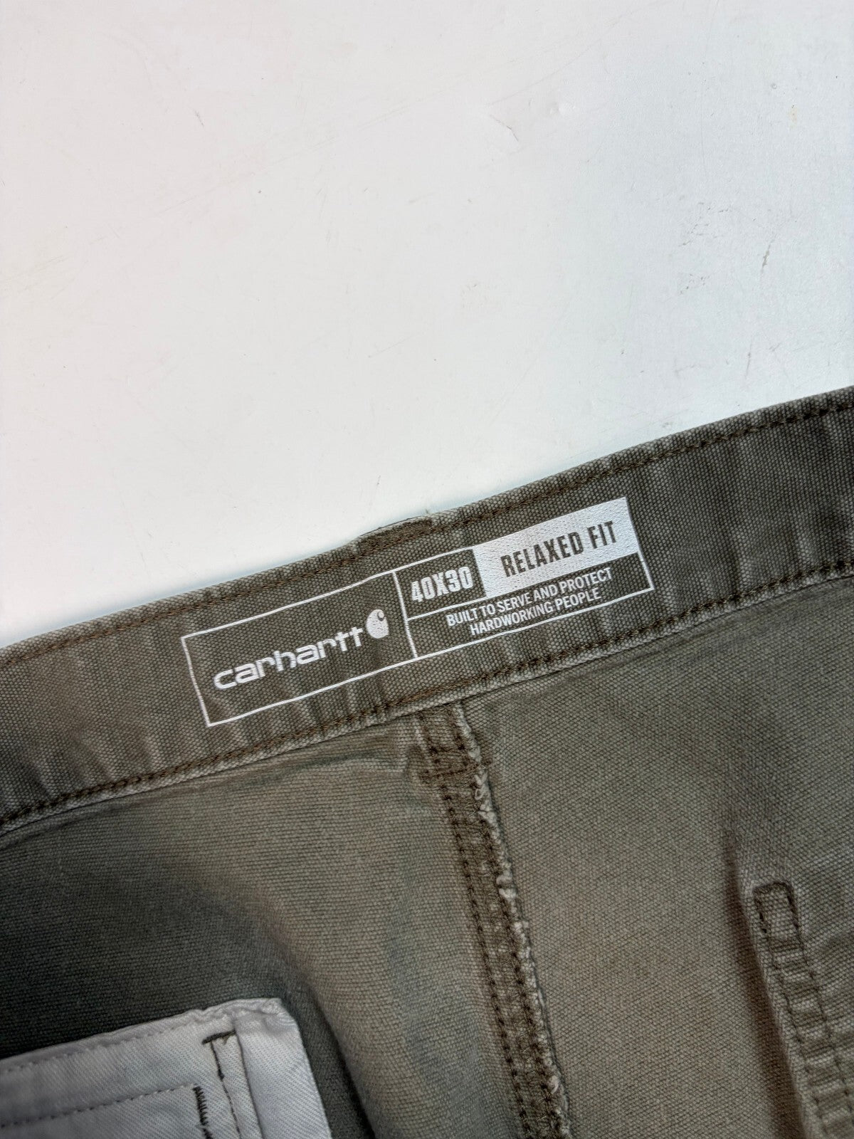 Carhartt double knee baggy carpenter pants (W40)