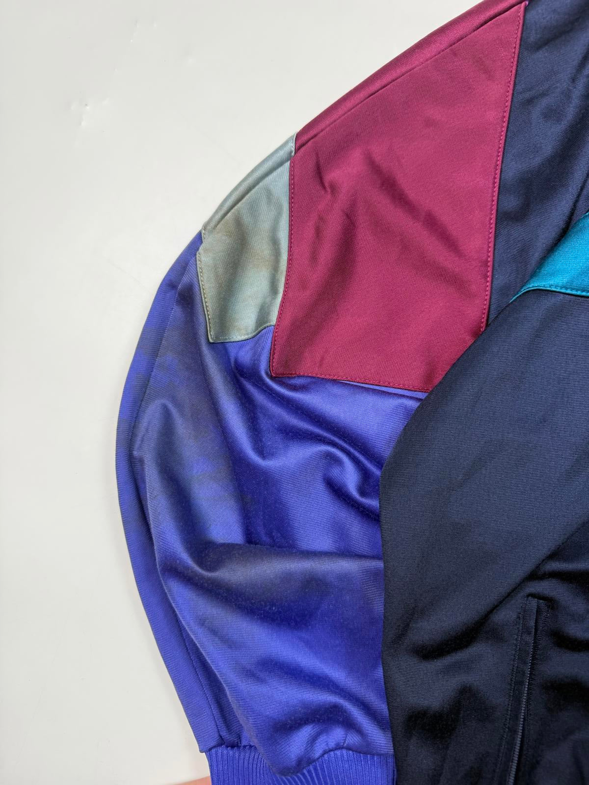 Vintage 90s adidas originals colour block track top (S)