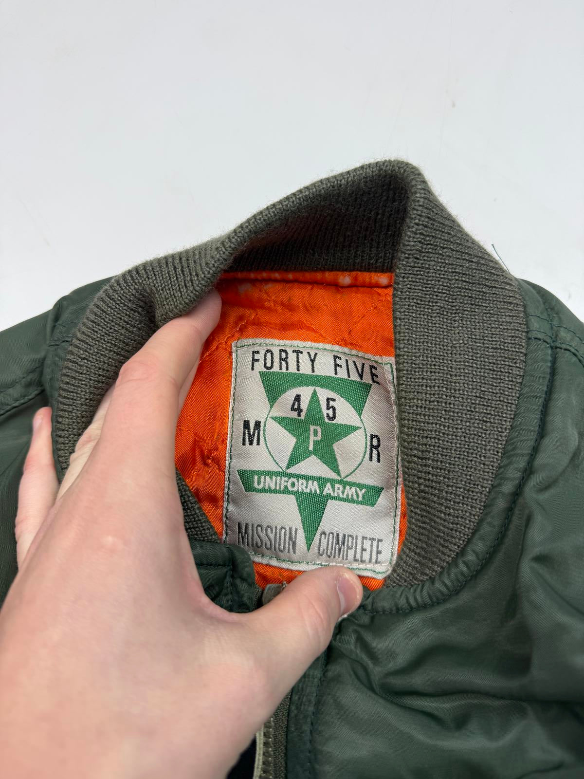 Vintage Military MA-1 bomber jacket (L)