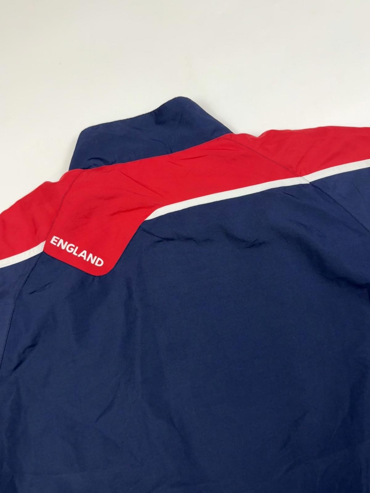 Vintage England 2007-09 Umbro football track jacket (XL)