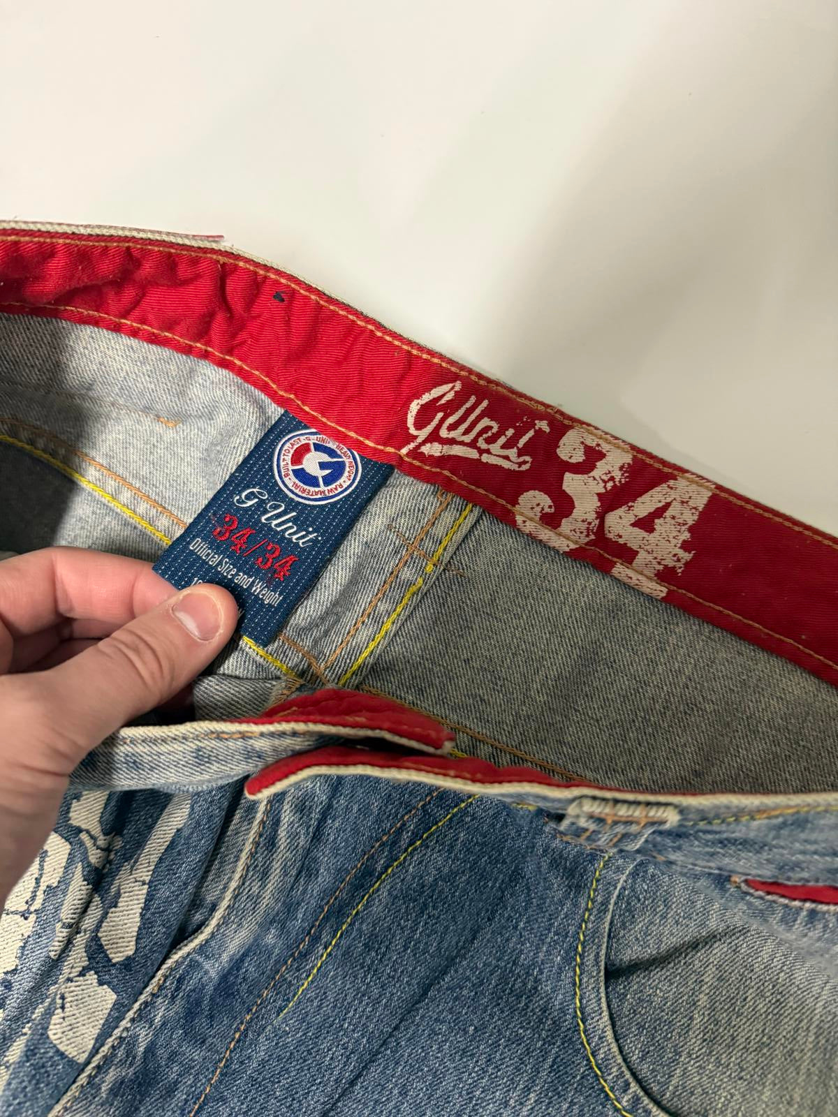 Vintage Y2K G Unit baggy hip hop Jeans (W32)
