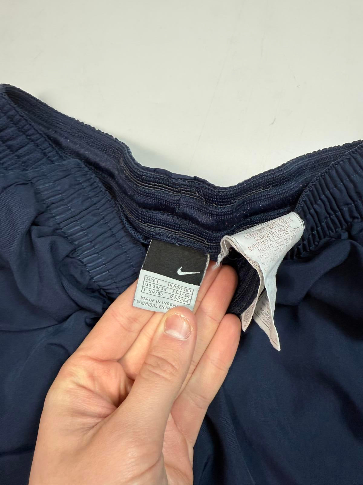 Vintage Nike shield baggy football track pants (L)