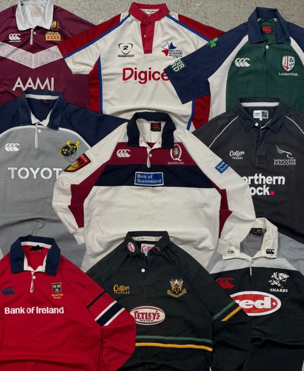 Rugby Union club shirts