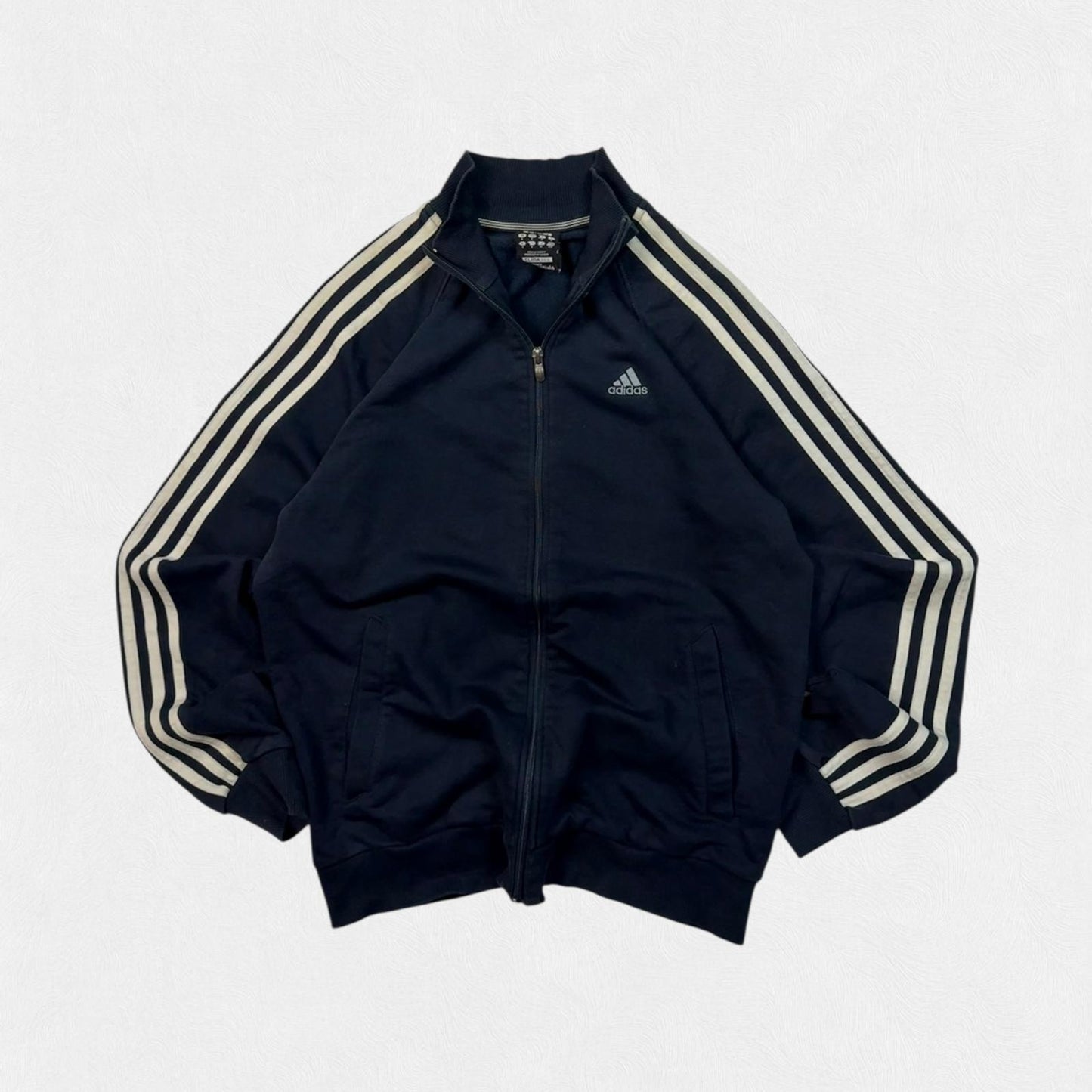 Vintage Adidas side stripe track top (S)