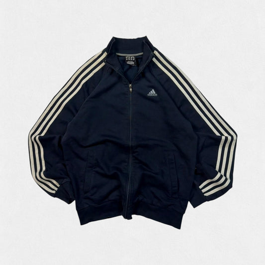 Vintage Adidas side stripe track top (S)