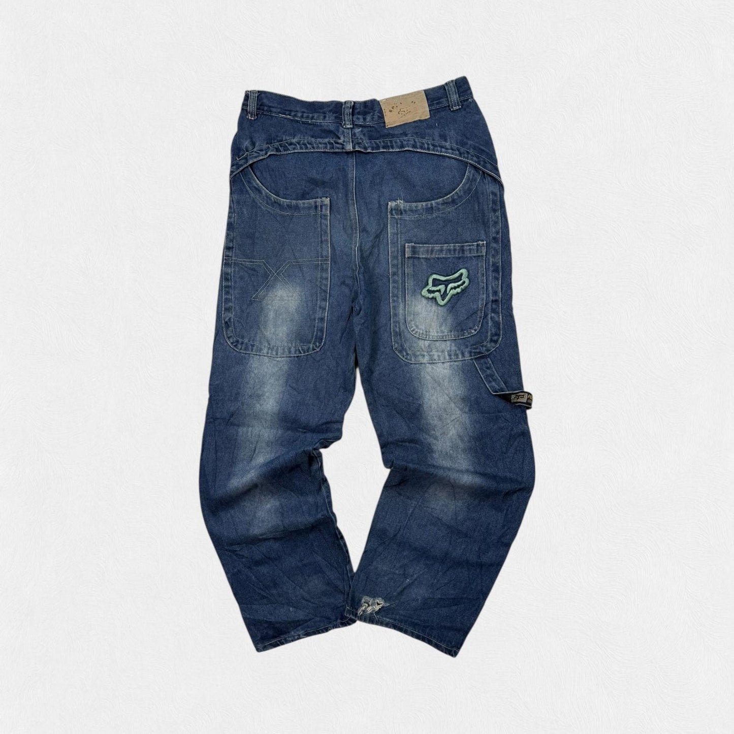Vintage Fox Racing baggy carpenter jeans (W34)