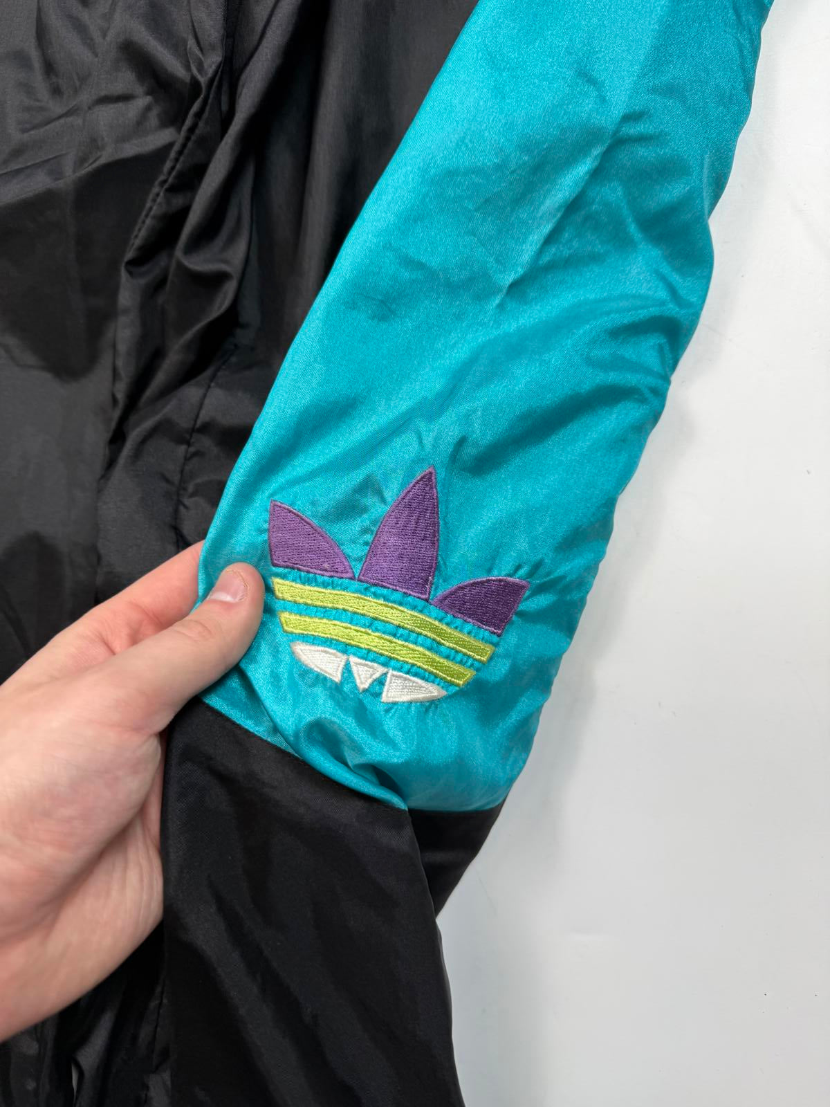 Vintage 90s adidas originals colour block tracksuit (M)