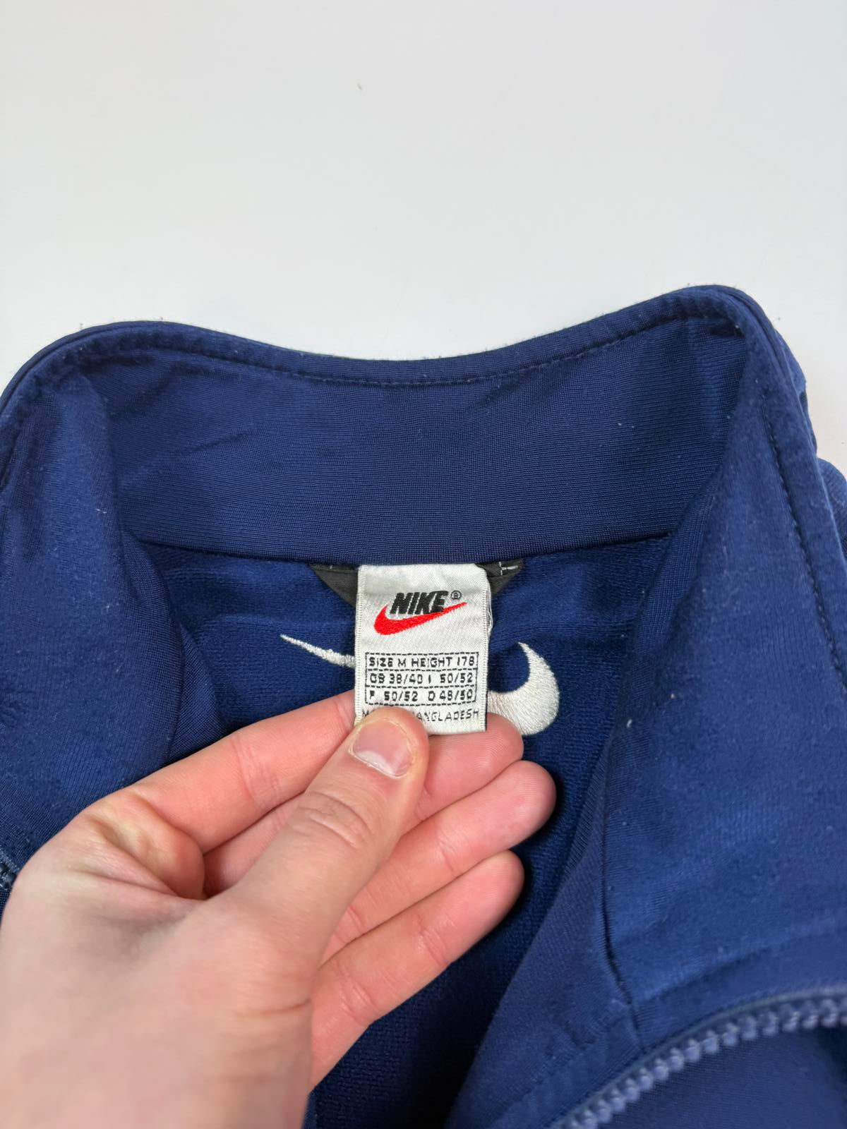 Vintage 90s Nike mini swoosh track jacket (M)