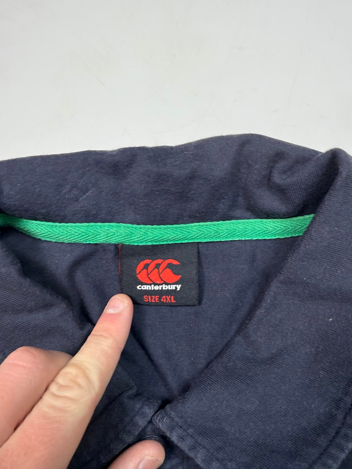 Ireland 2015 Canterbury training rugby union polo shirt (4XL)