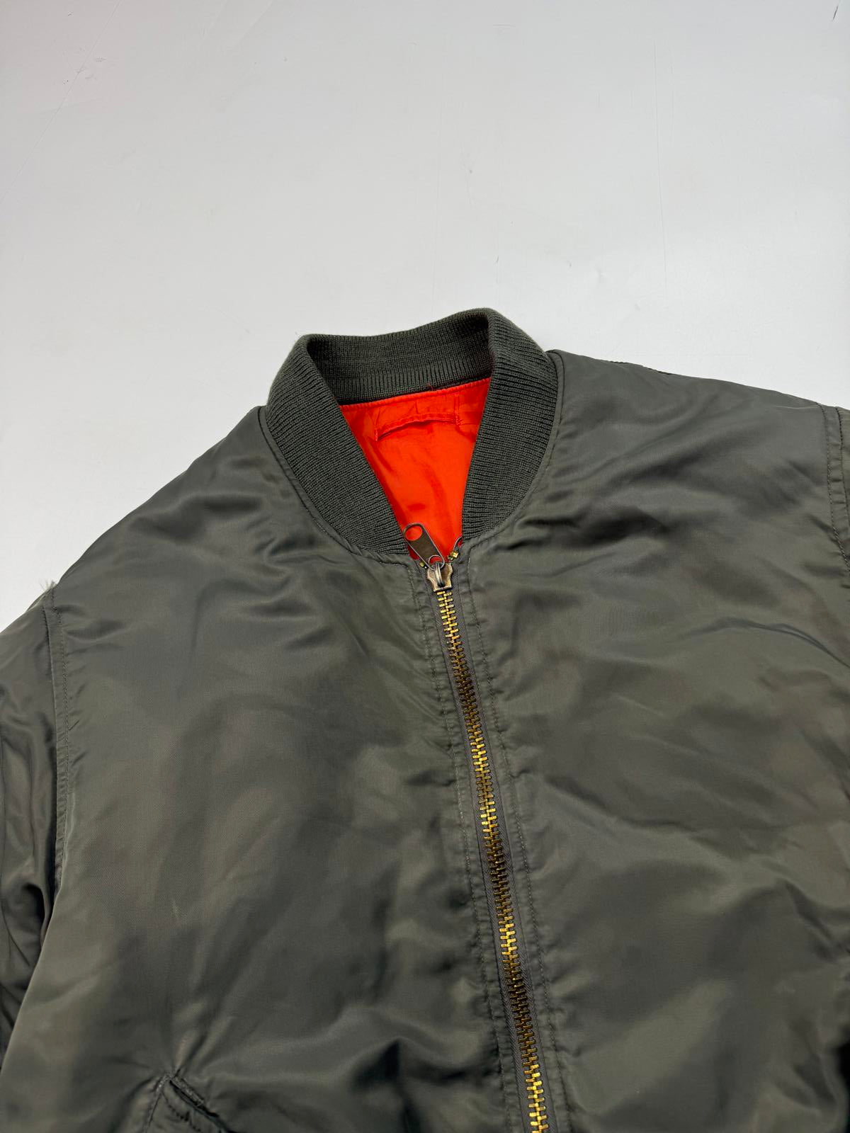 Vintage 90s MA-1 Military bomber jacket (L)