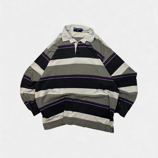Vintage 90s Polo Sport Ralph Lauren rugby polo shirt (XL)