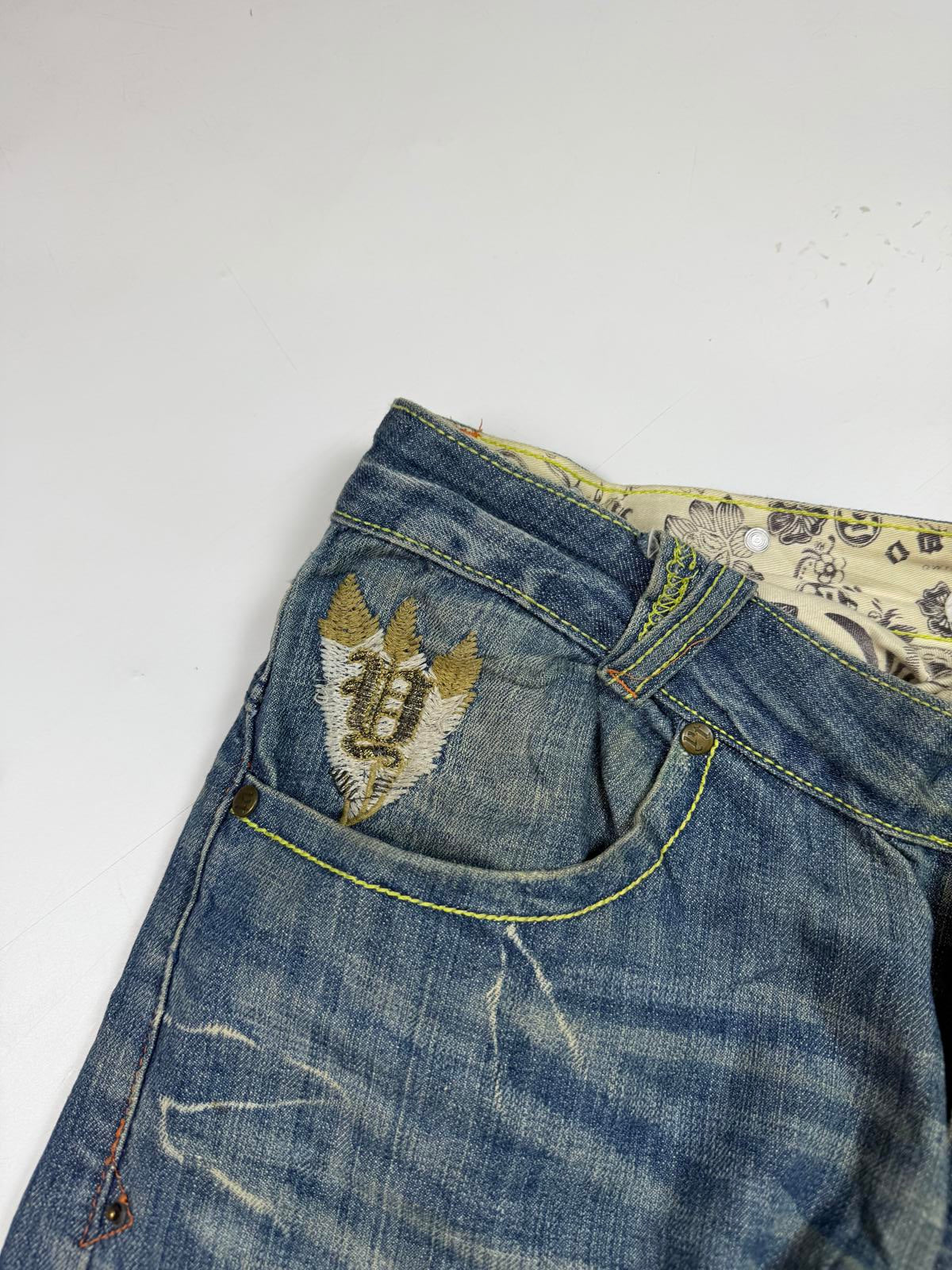 Vintage Y2K baggy hip hop Jeans (W34)