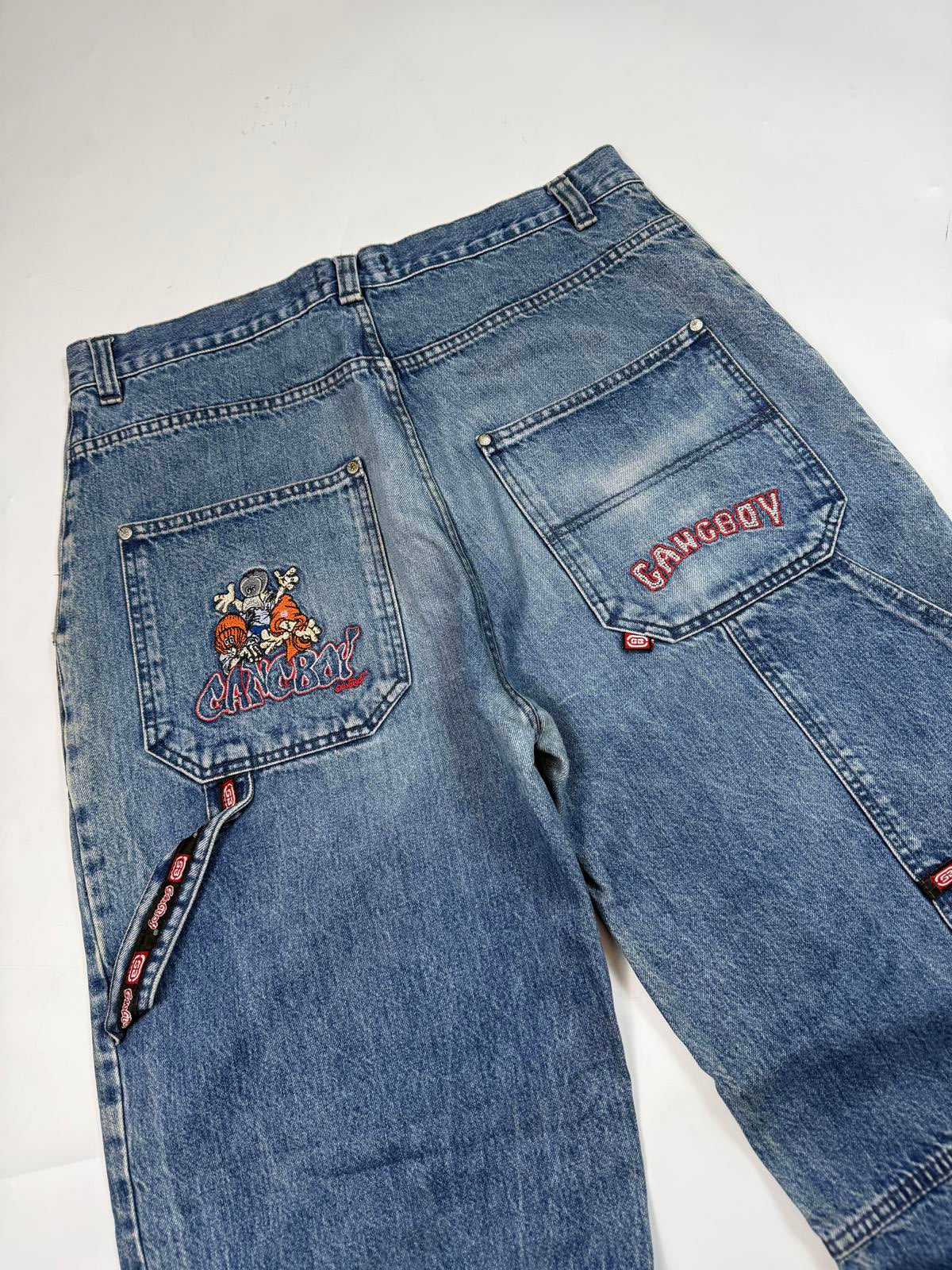 Vintage Y2K baggy hip hop carpenter jeans (W38)