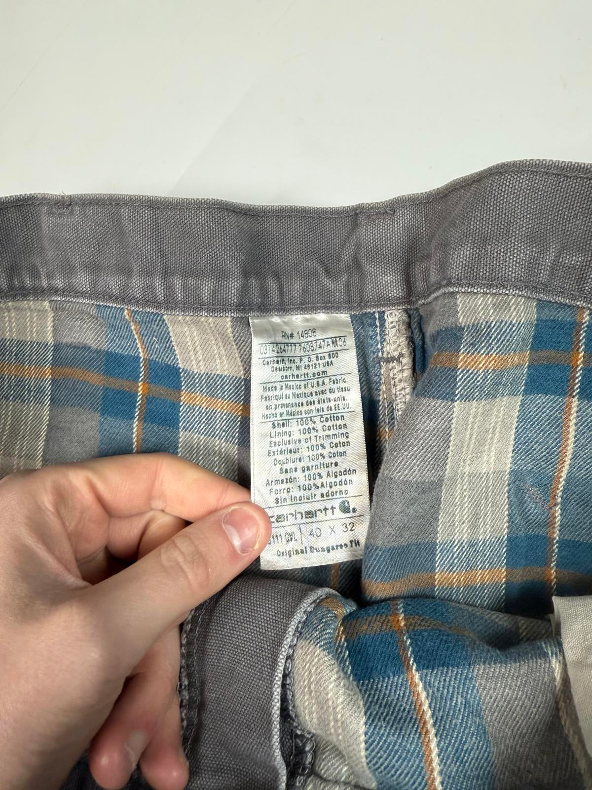 Carhartt baggy fleece lined carpenter pants (W38)