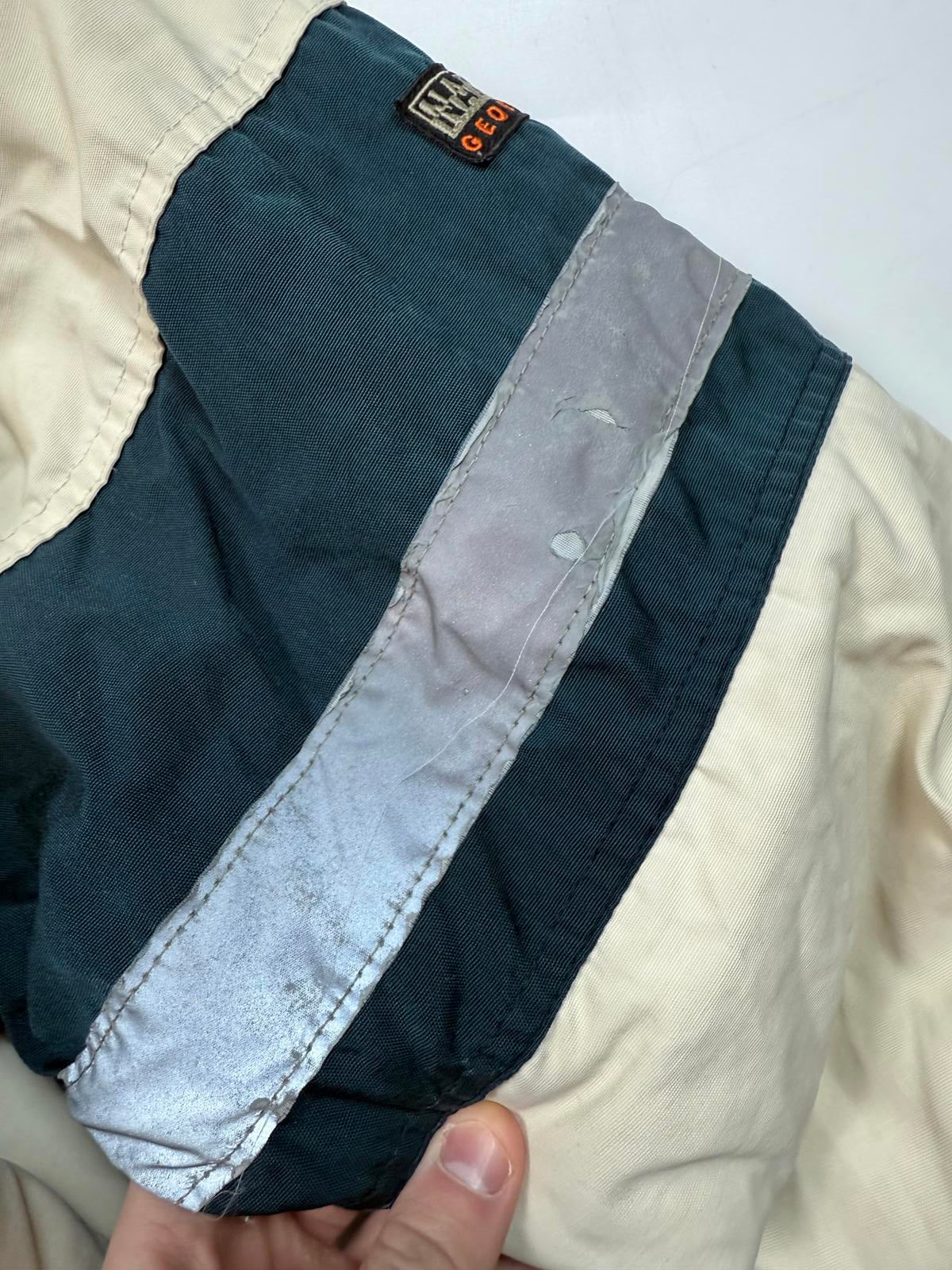 Vintage Napapijri geographic hooded jacket (M)