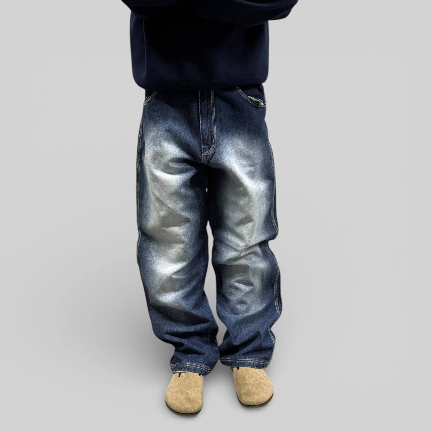 Vintage Y2K baggy hip hop Jeans (W34)