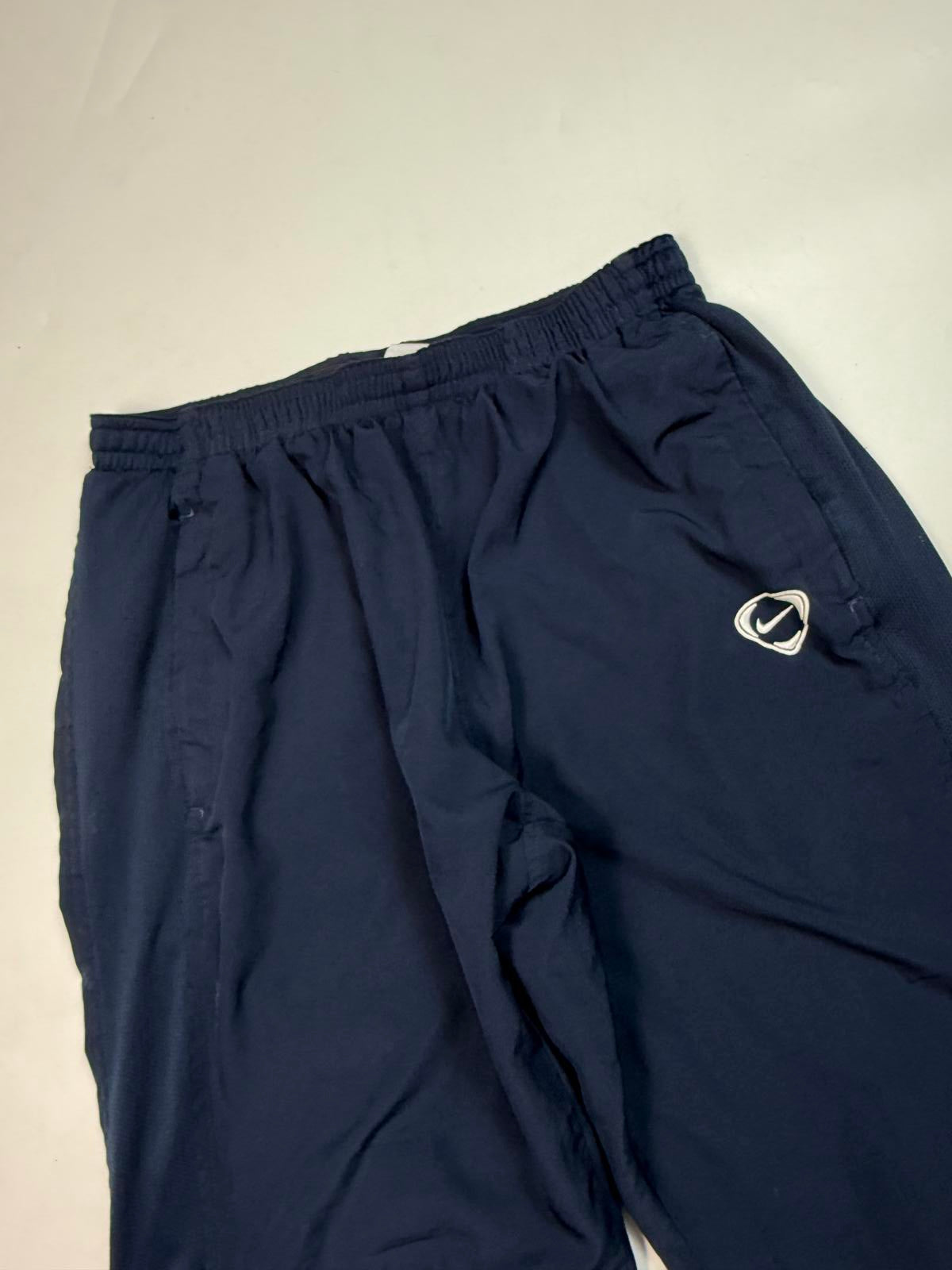Vintage Nike shield baggy football track pants (L)