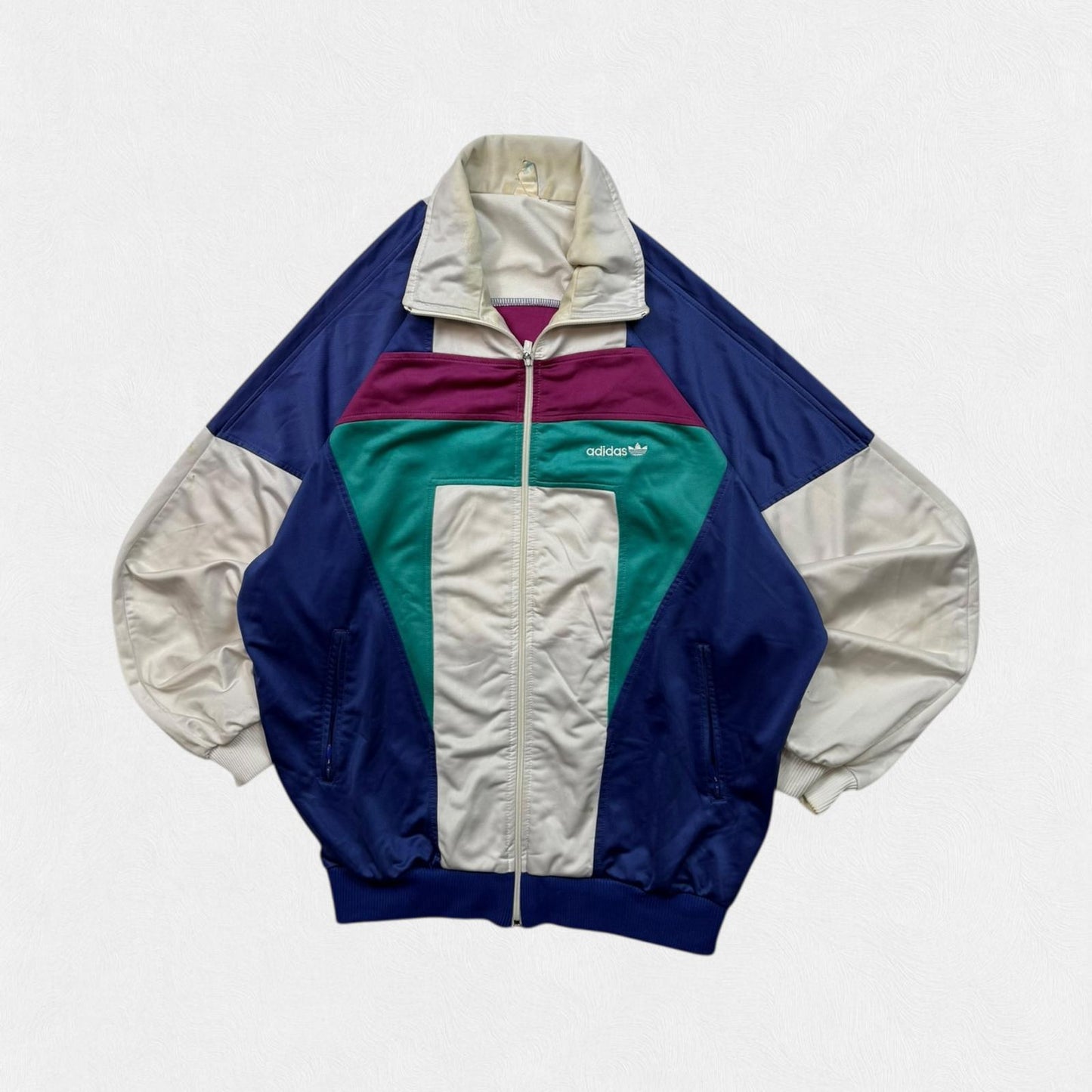Vintage 90s Adidas originals colour block tracksuit (XL)