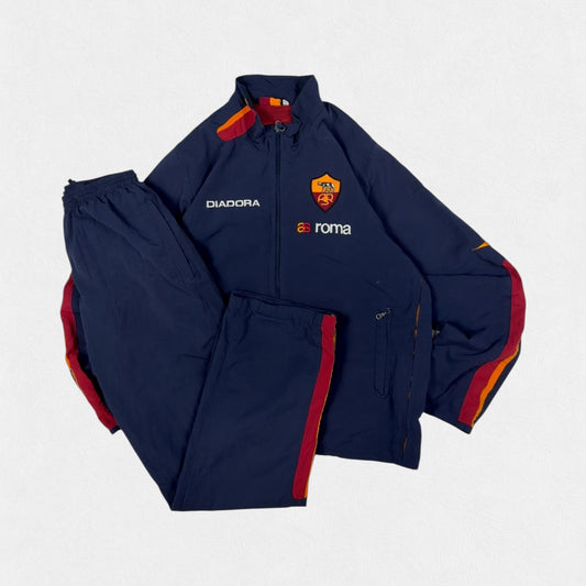 Vintage AS Roma 2005/06 Diadora football tracksuit (M)