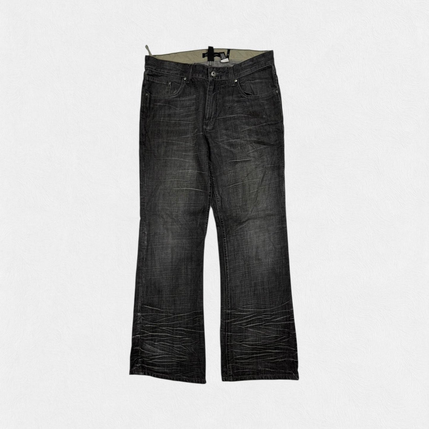 Vintage Y2K baggy bootcut hip hop Jeans (W32)