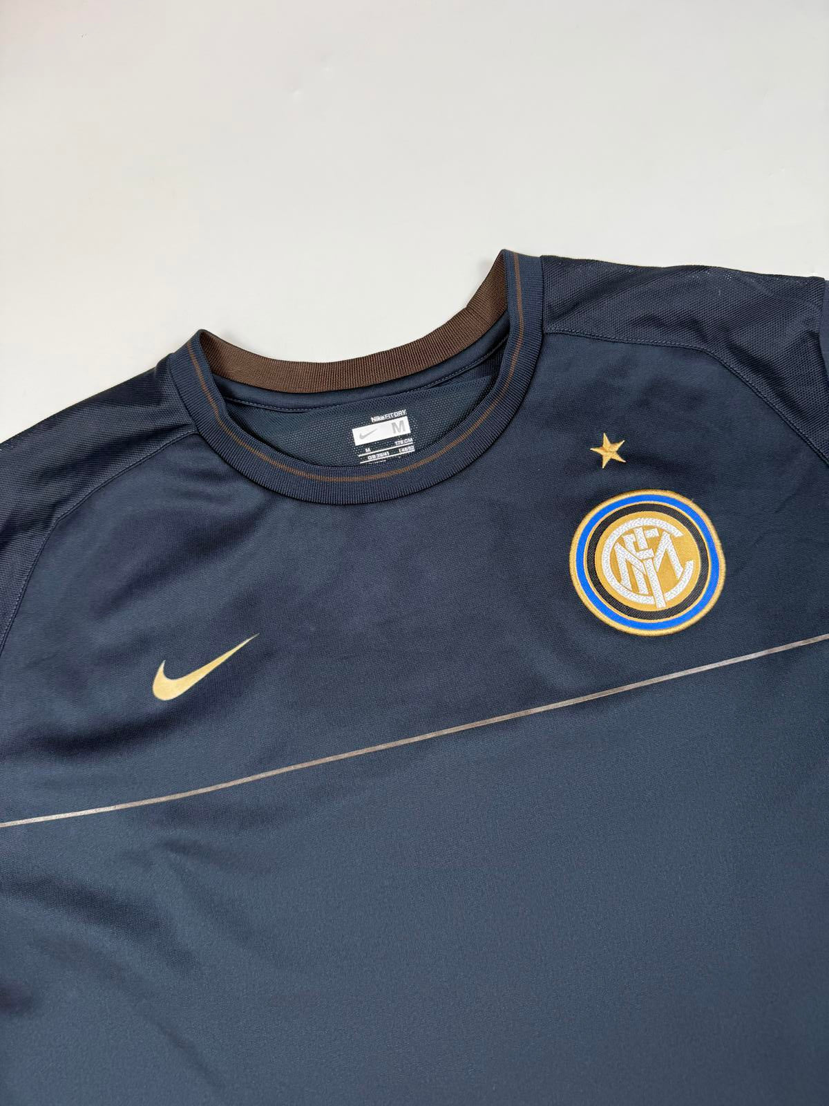 Vintage Inter Milan 2008/09 Nike training football shirt (M)
