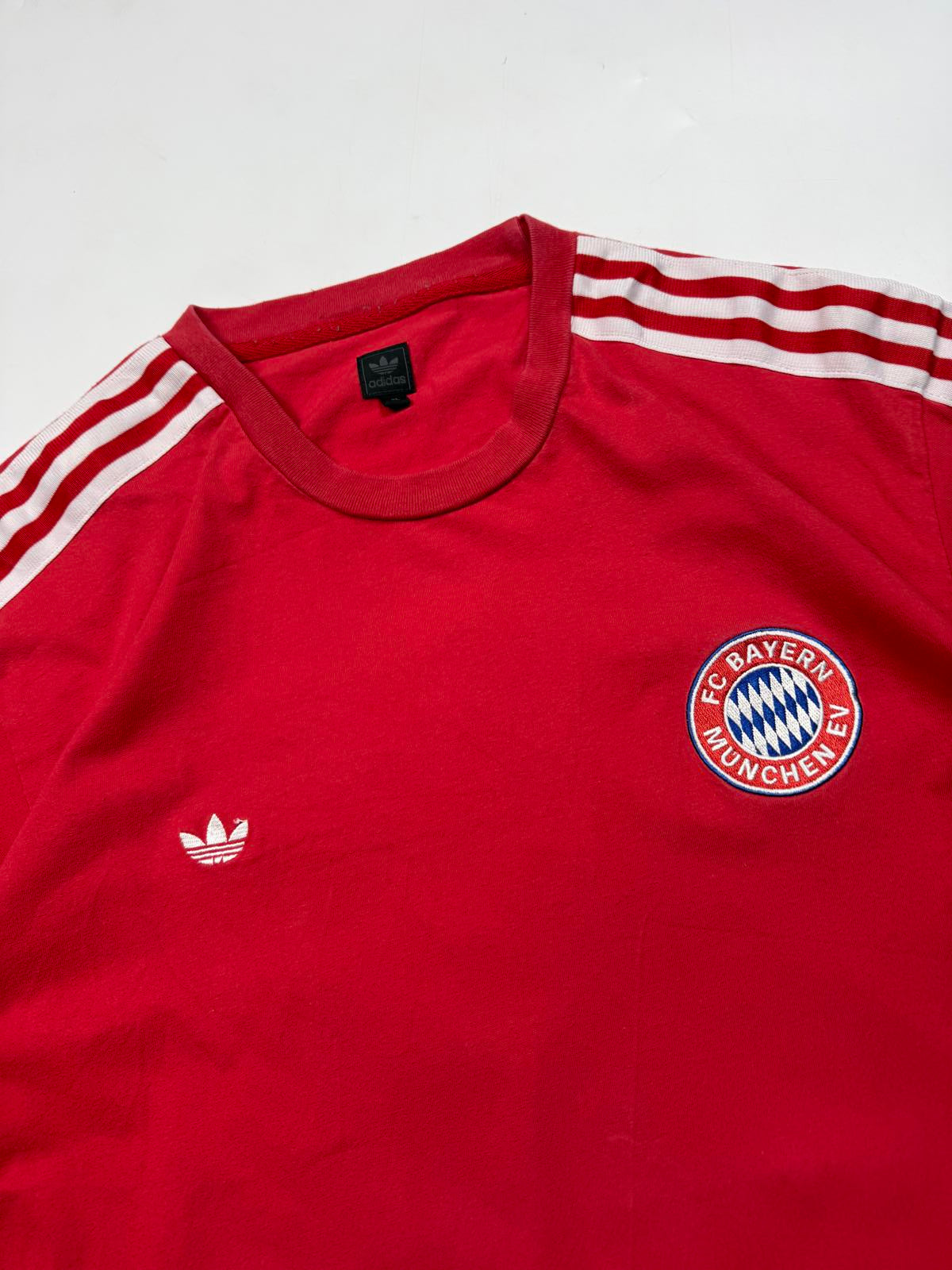 Vintage Bayern Munich adidas originals football t shirt (XL)