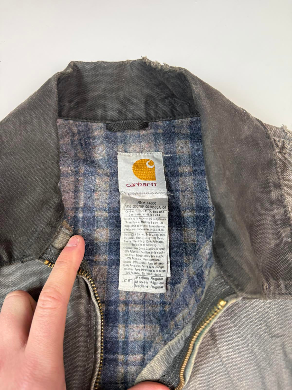 Vintage Carhartt detroit work jacket (M)