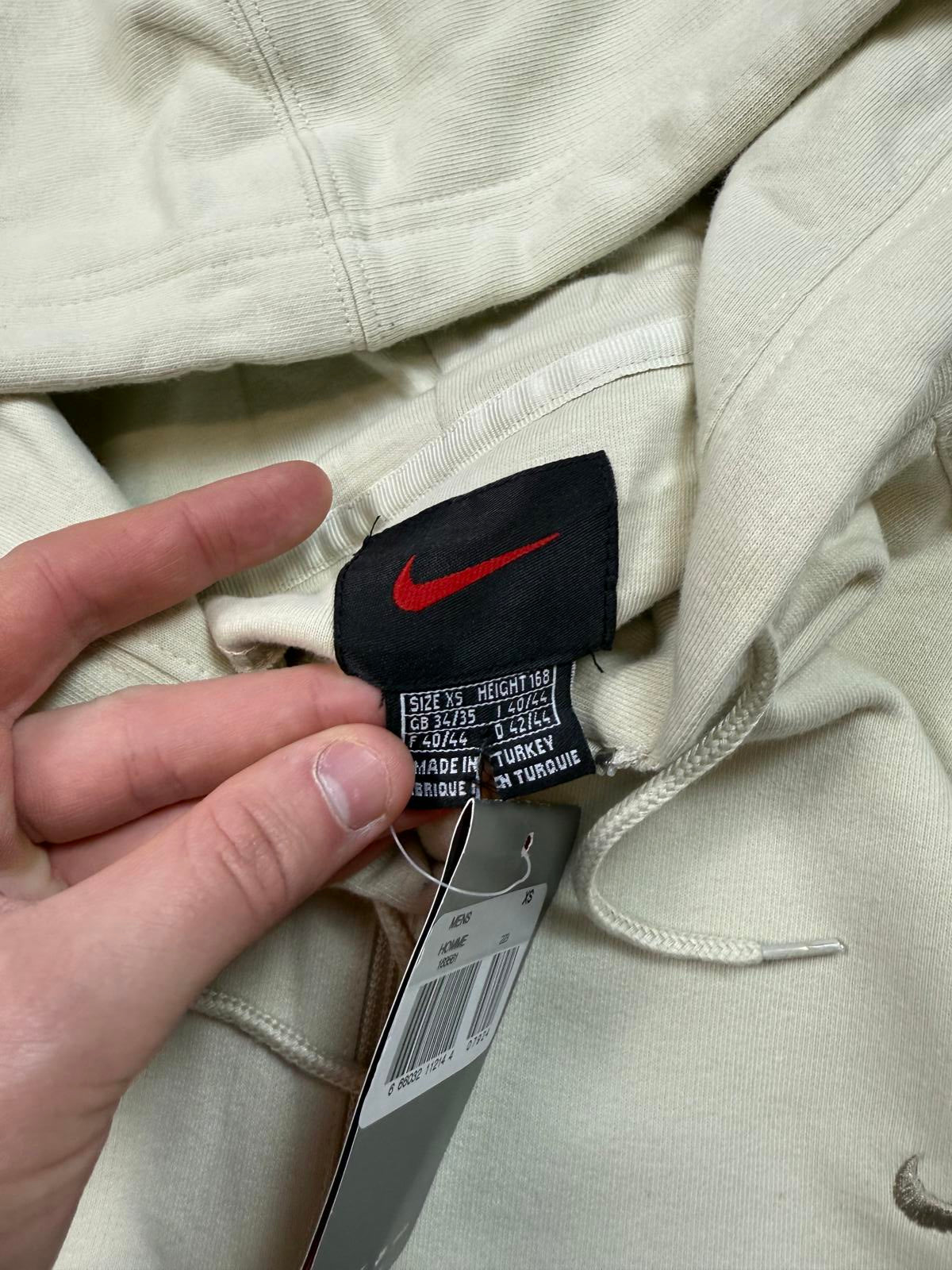 Vintage BNWT 90s Nike mini swoosh zip up hoodie (XS)