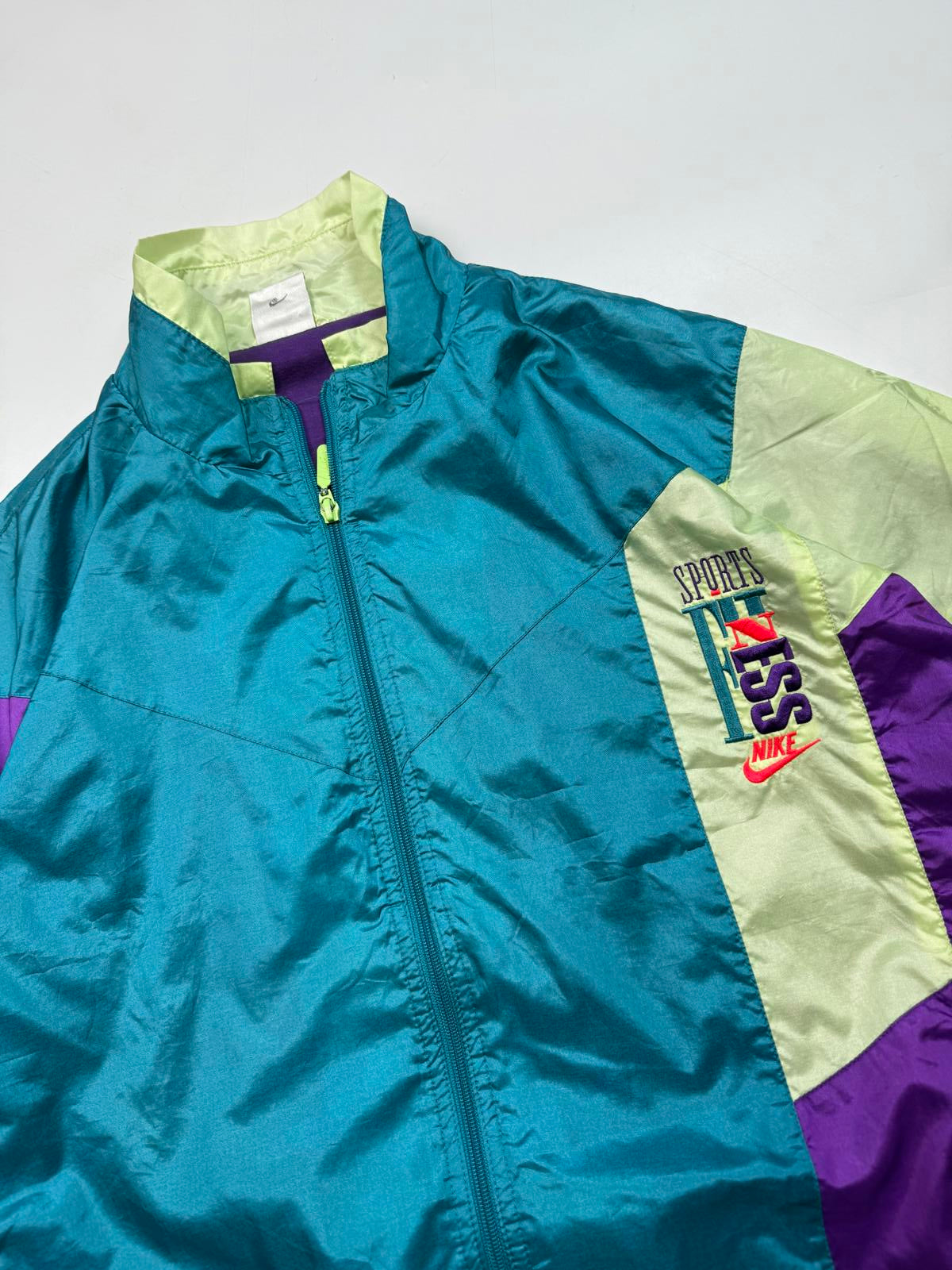 Vintage 90s Nike sports & fitness colour block tracksuit (L)