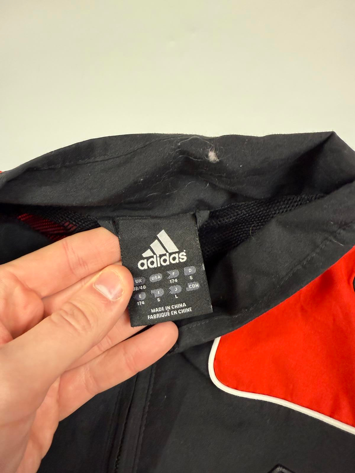 Vintage River Plate 2008/09 Adidas football track jacket (M)