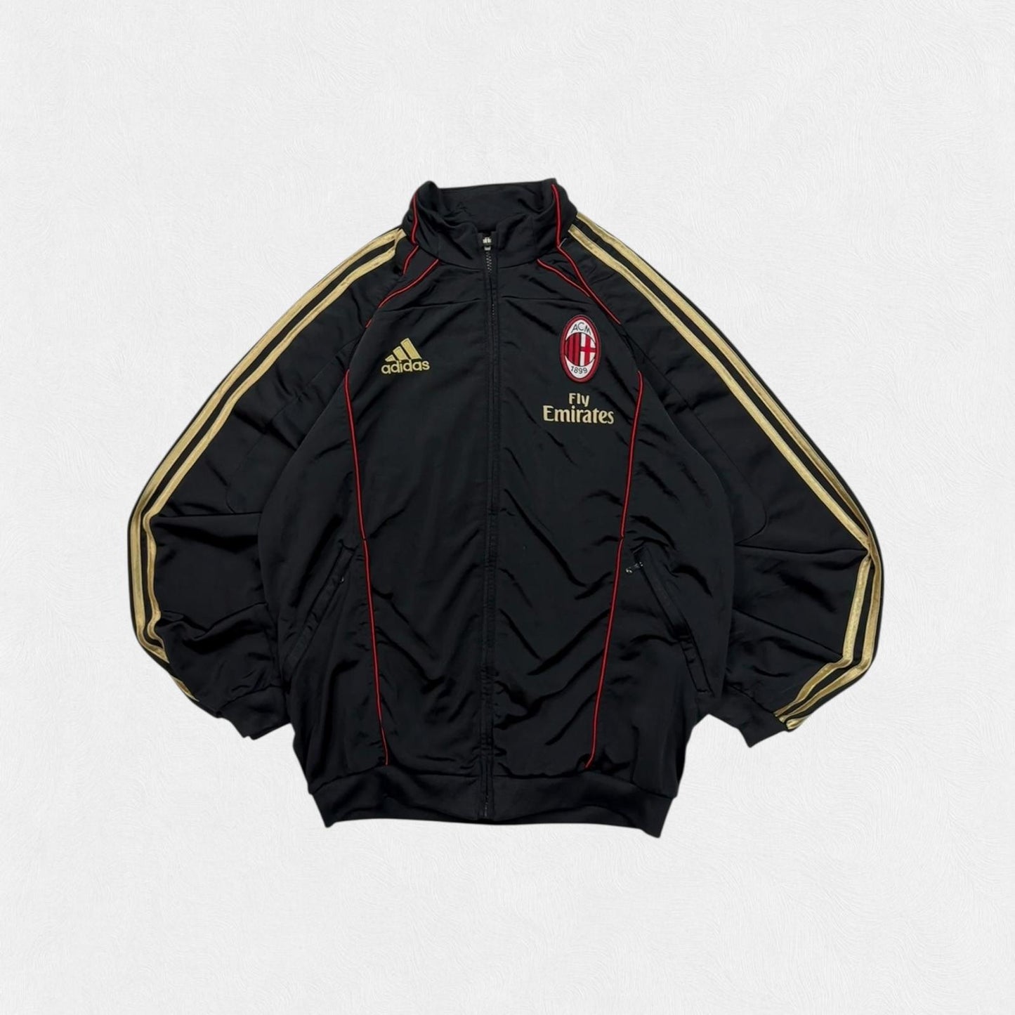 AC Milan 2010/11 Adidas football track jacket (M)