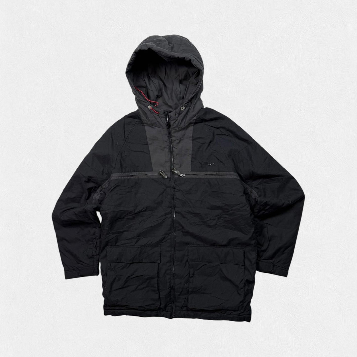 Vintage Nike insulated hooded jacket (L)