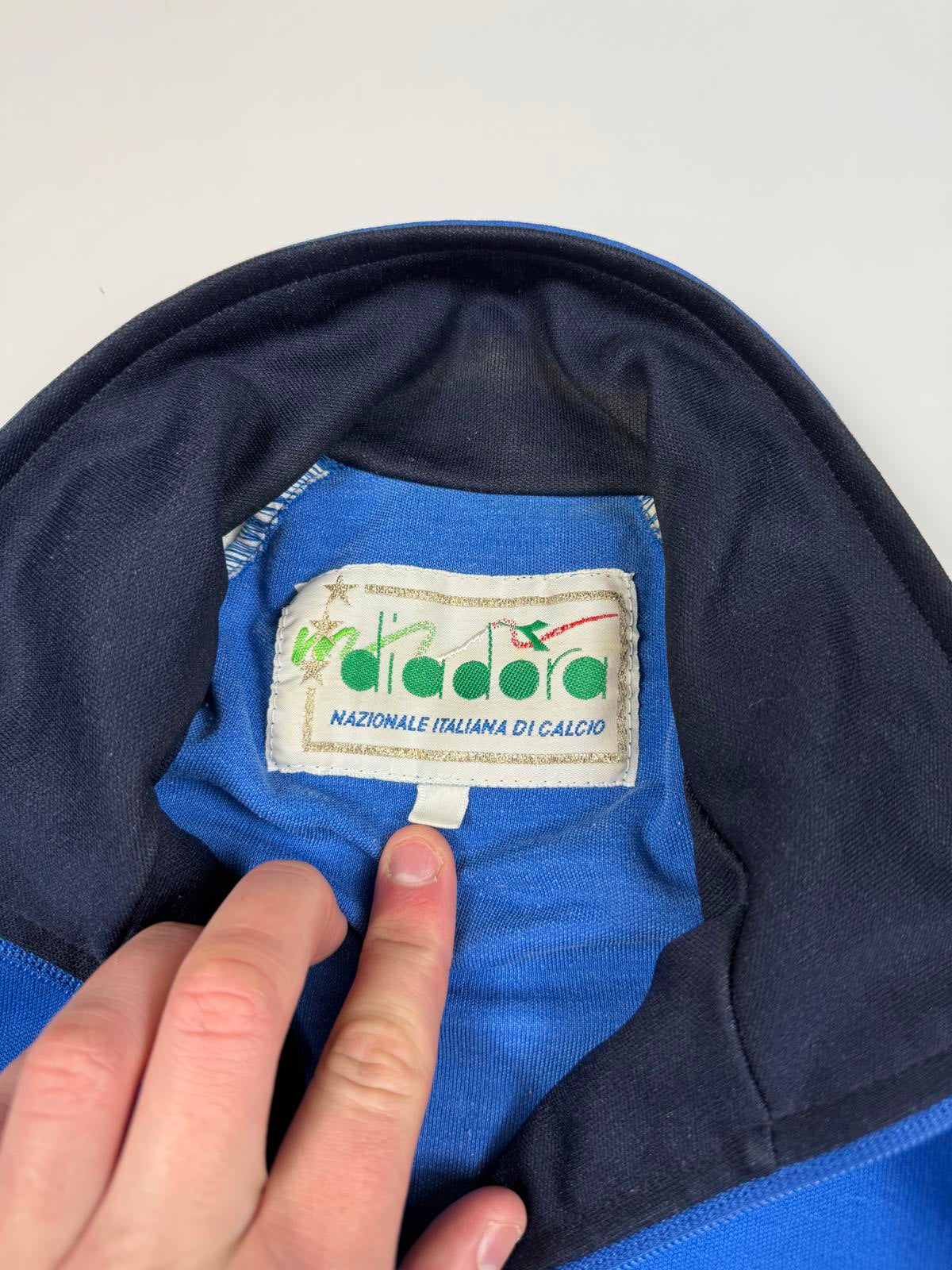 Vintage Italy 1990-92 Diadora football track jacket (M)