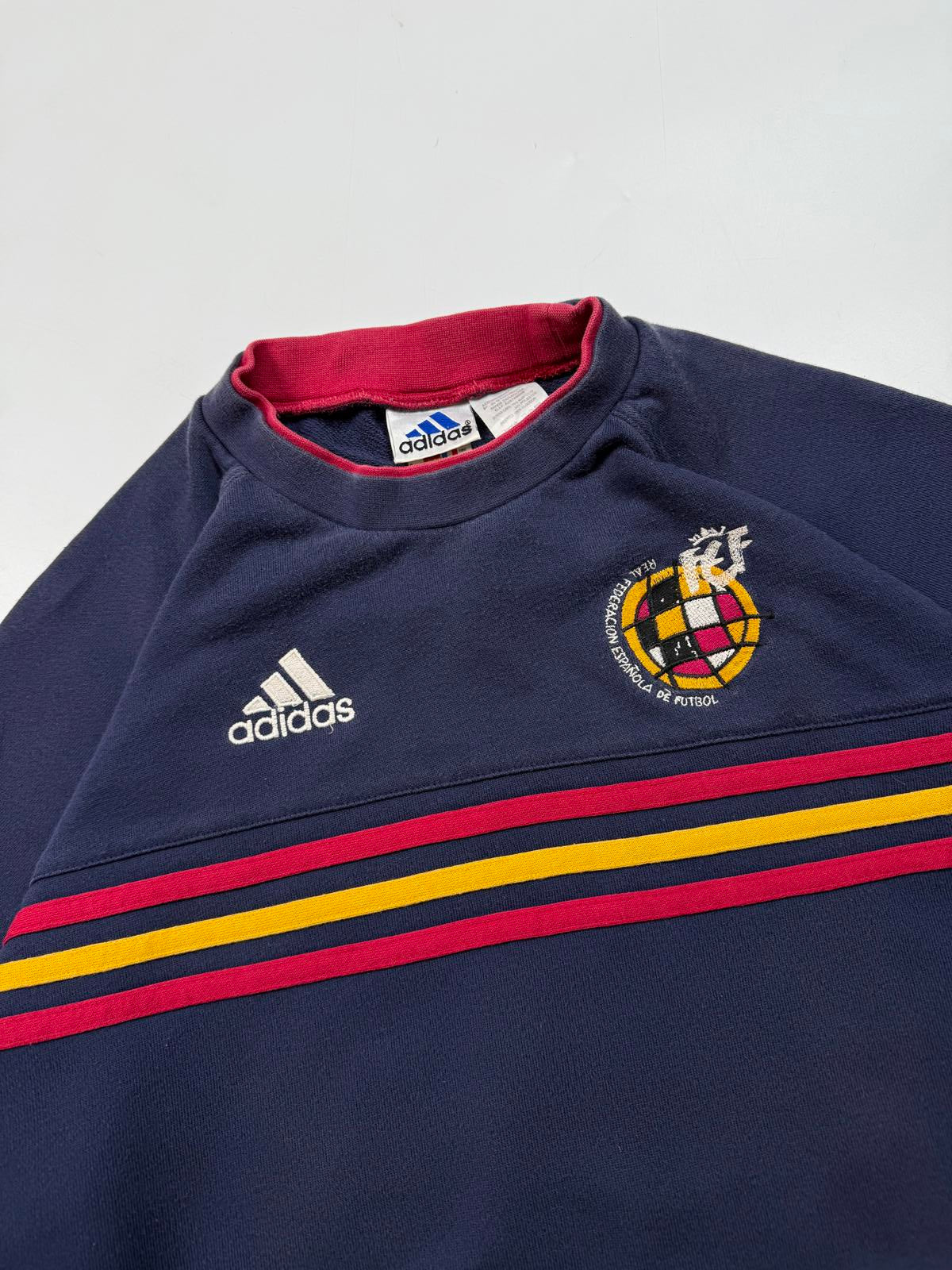 Vintage Spain 1998-00 Adidas football sweatshirt (M)