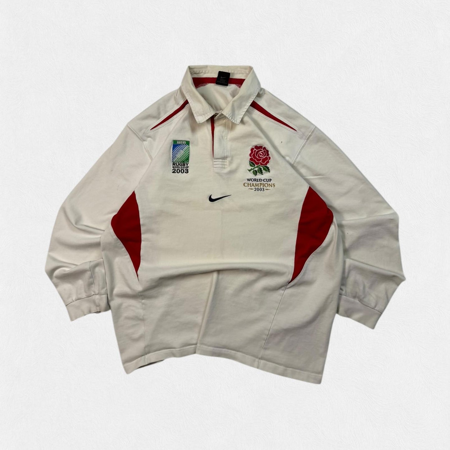 Vintage England 2003 rugby world cup champions Nike rugby shirt (XXL)