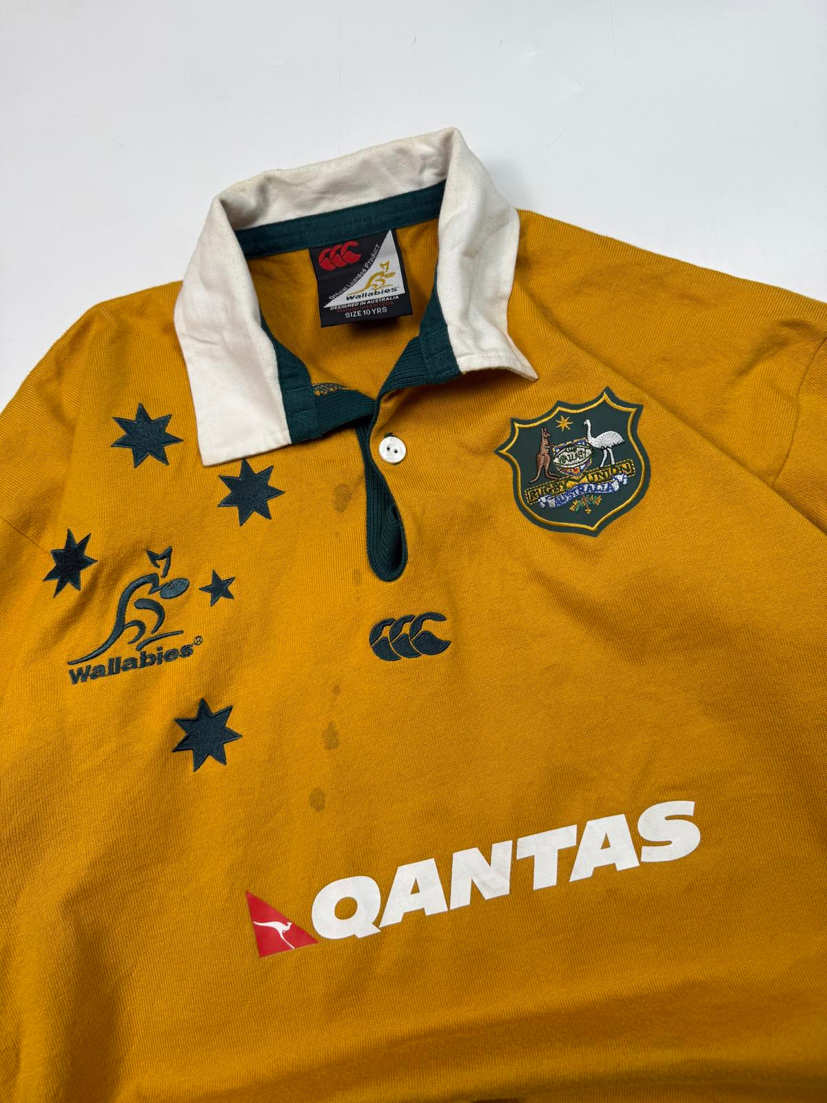 Vintage Australia 2004/05 Canterbury rugby shirt (Y10)