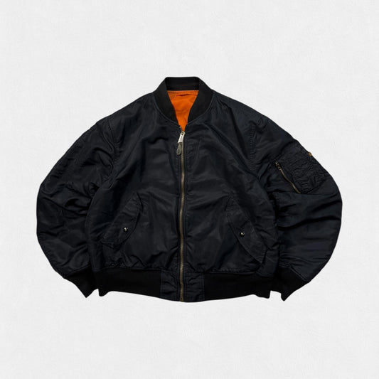 Vintage Alpha Industries MA-1 Military bomber jacket (L)