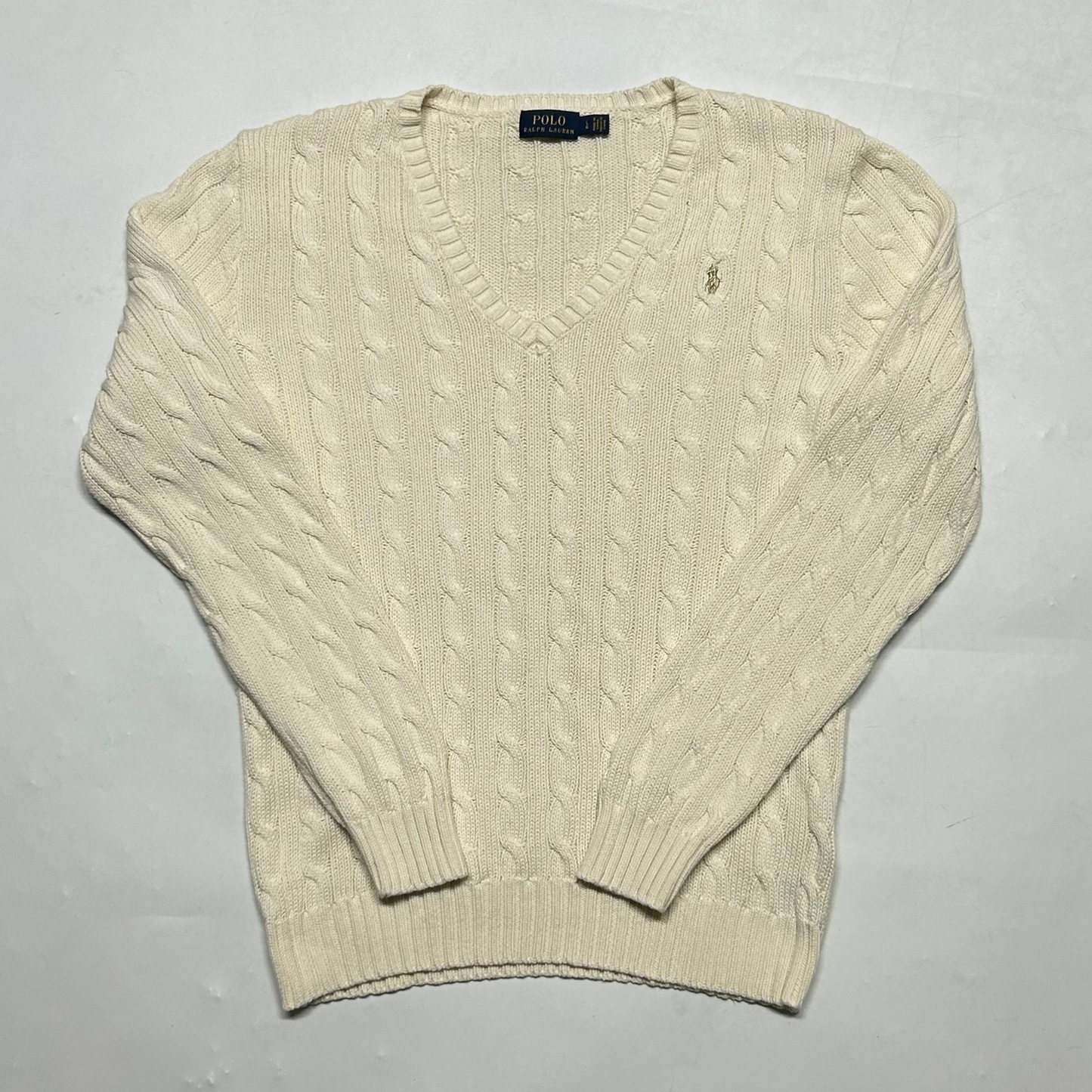 Ralph Lauren cable knit sweater (L)