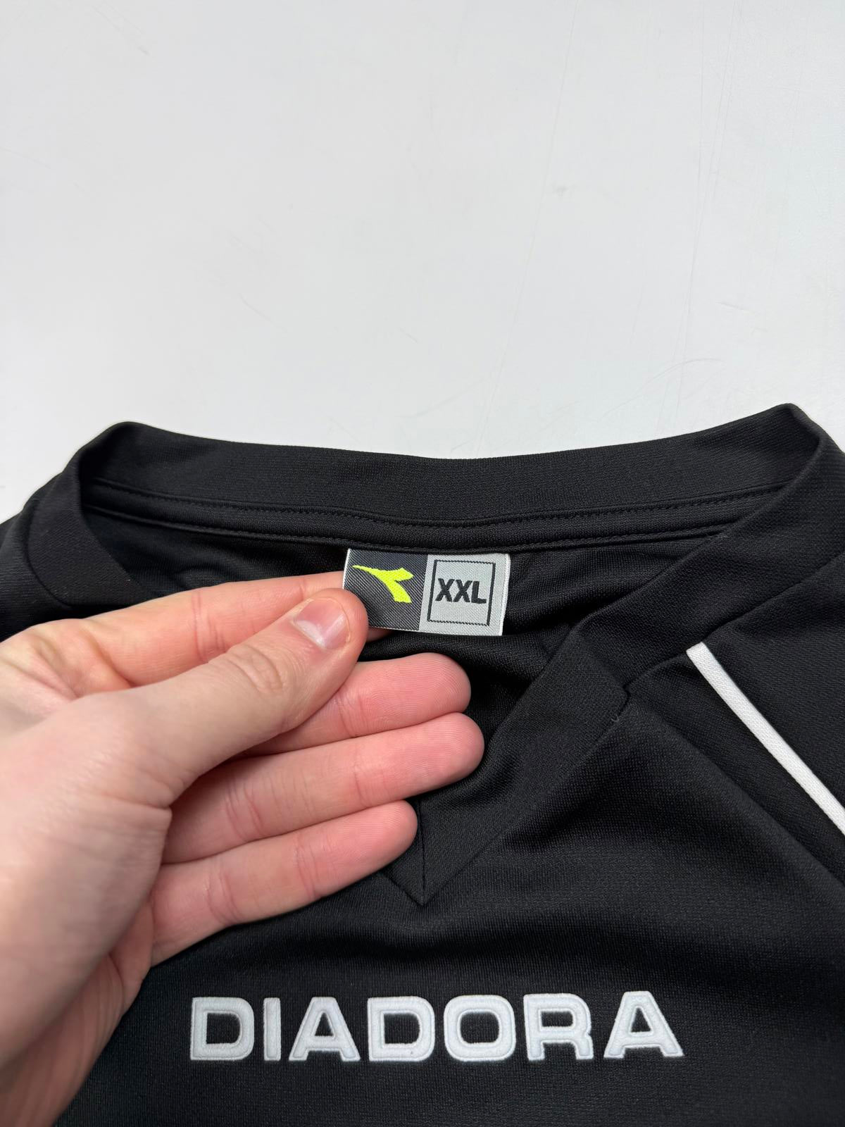 Vintage Italy Diadora referee football shirt (XXL)