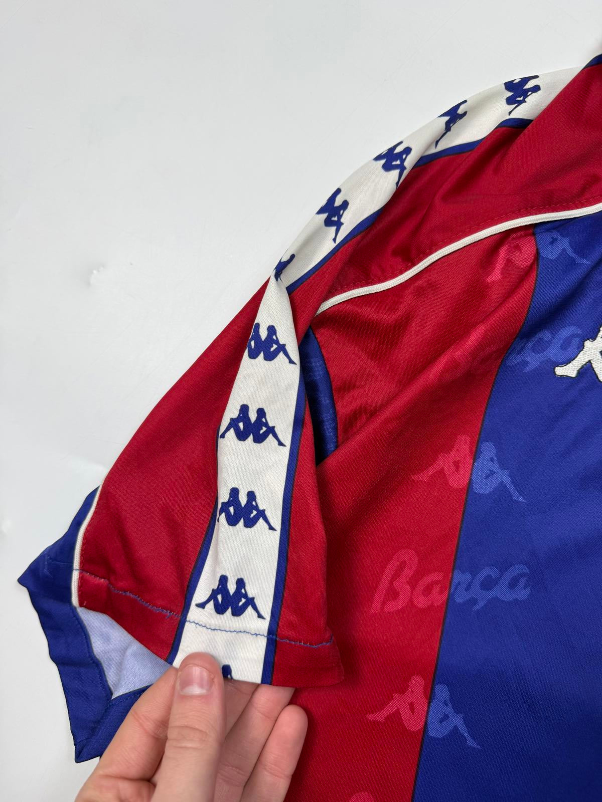 Vintage Barcelona 1992-95 Kappa home football shirt (L)