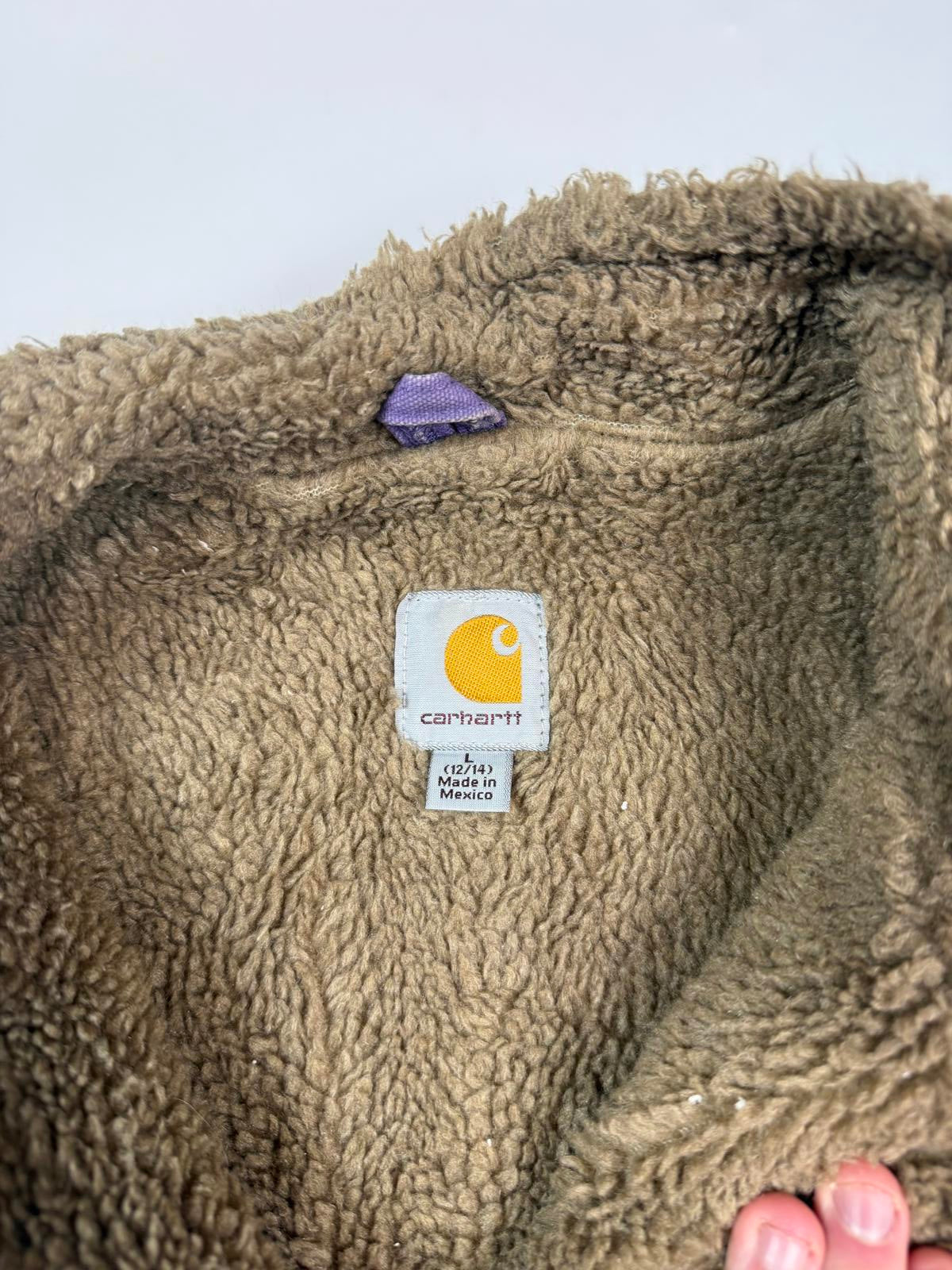 Carhartt sherpa lined workwear jacket (WL)