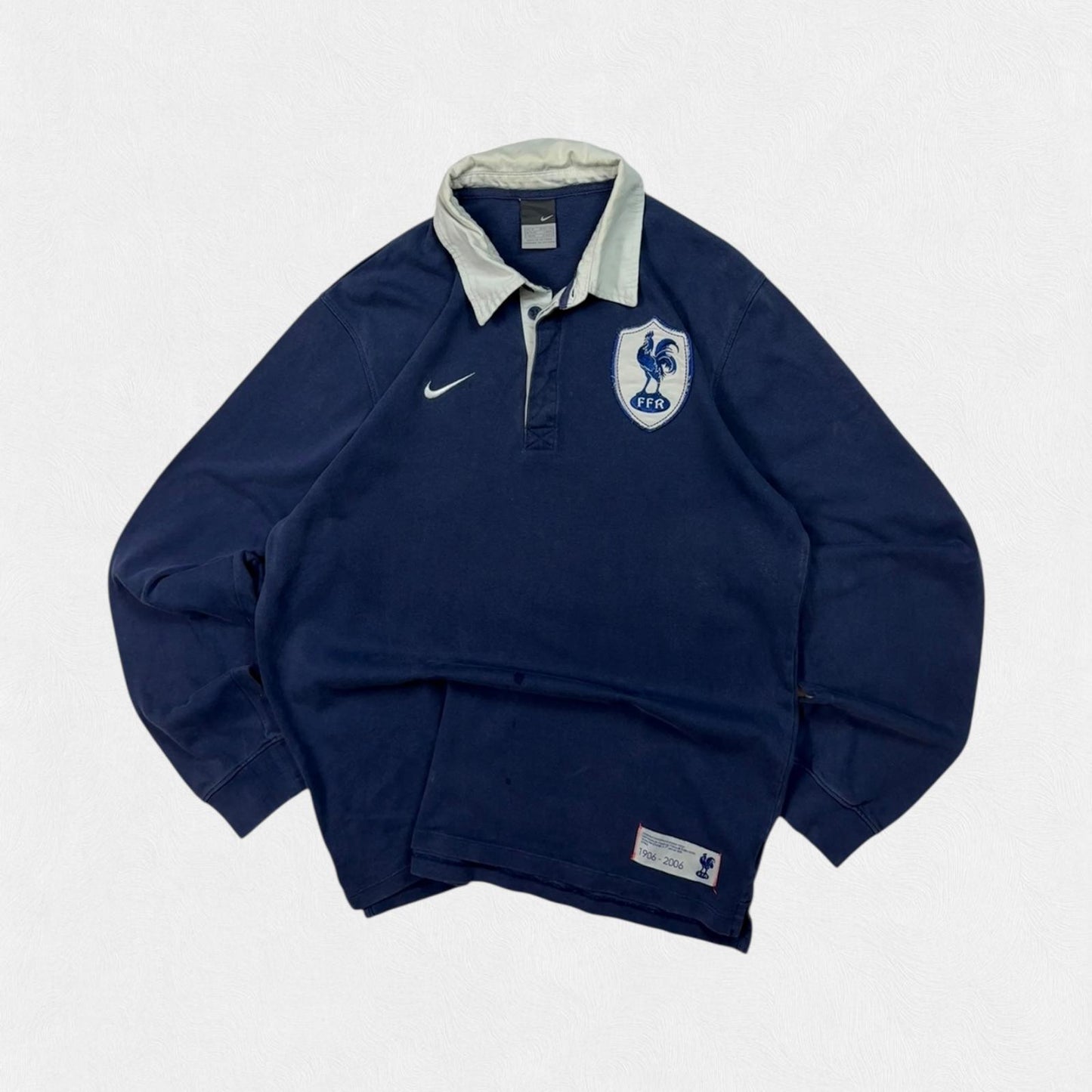 Vintage France 2006 centenary Nike rugby union shirt (M)