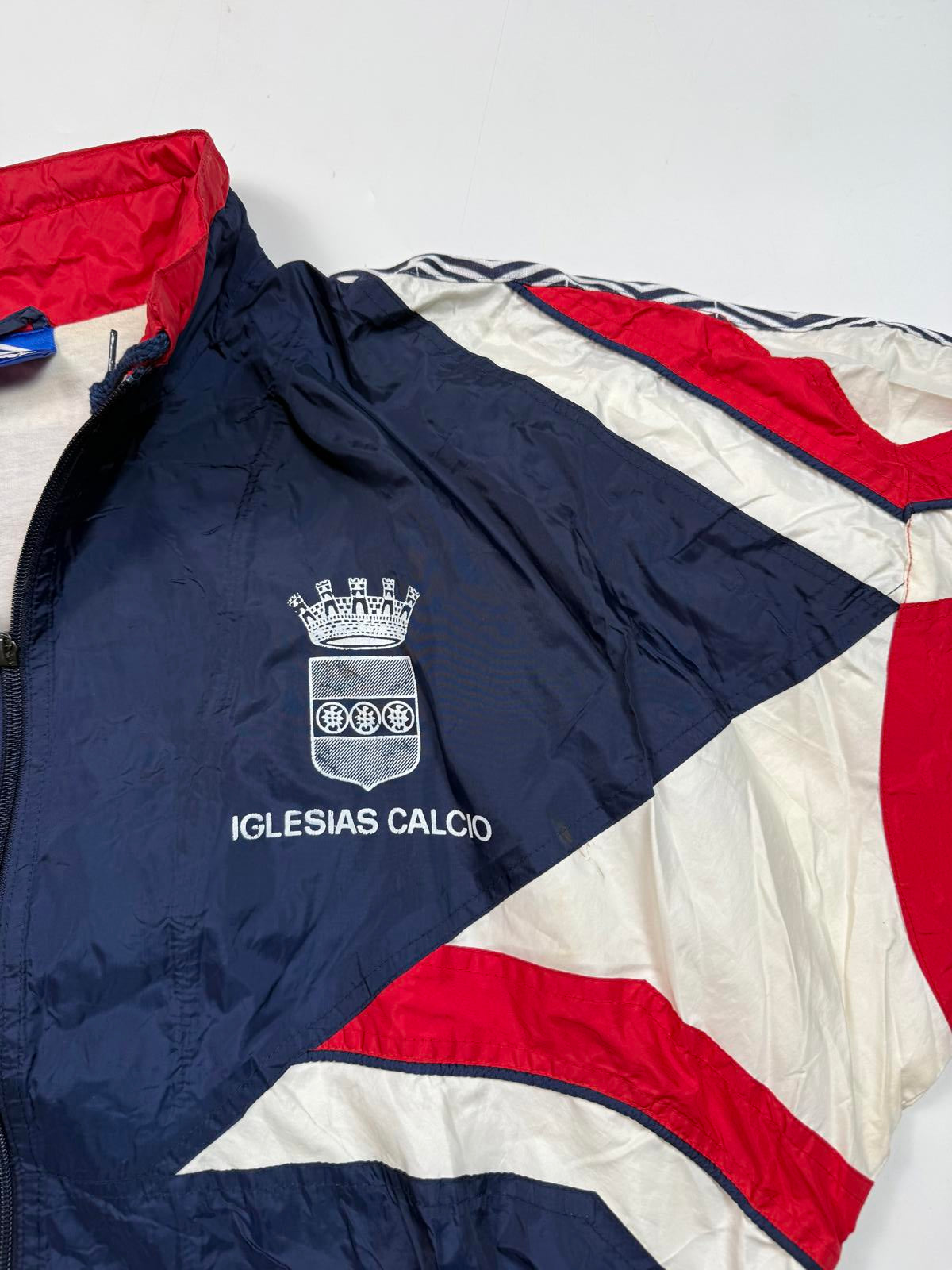 Vintage 90s Umbro Italian football track jacket (L)